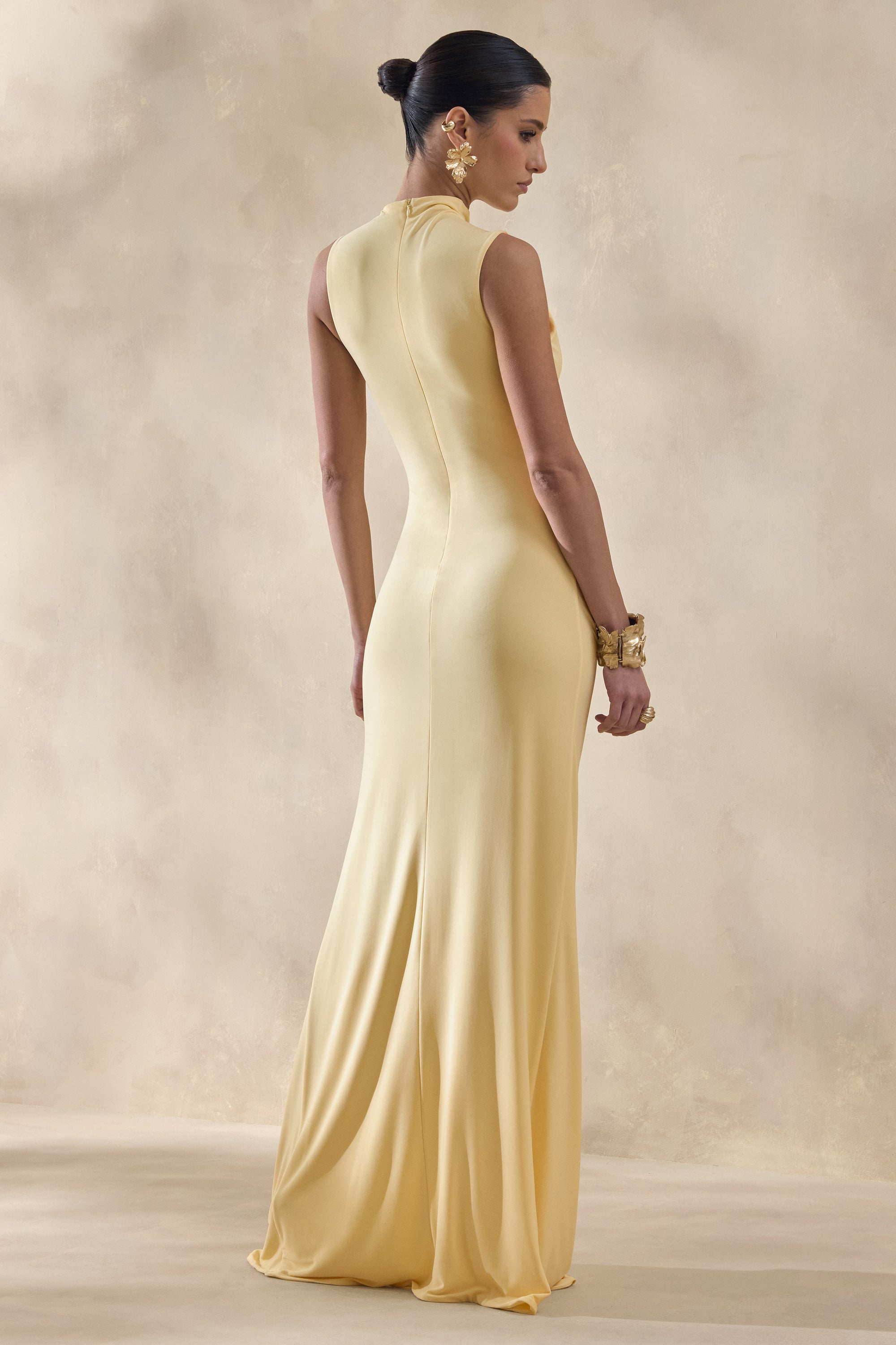 luxe asymmetrical gathered maxi dress Shona Joy Luxe Asymmetrical Gathered Maxi Dress