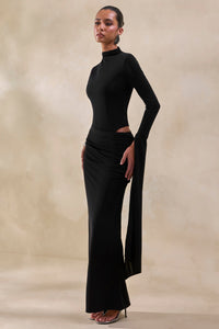 ECM_HR_CL137950001---Adessa-_-Black-Asymmetric-Waist-Ruched-Maxi-Skirt-+-CL137946001---Ellora-_-Black-High-Neck-One-Sleeve-Bodysuit-3.jpg