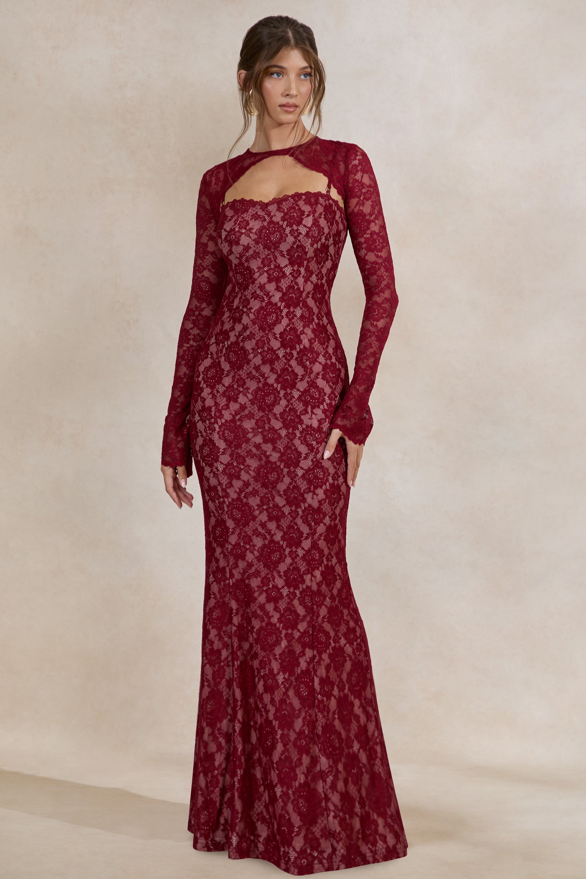 maxi dark red dress Dark Red Prom Dresses
