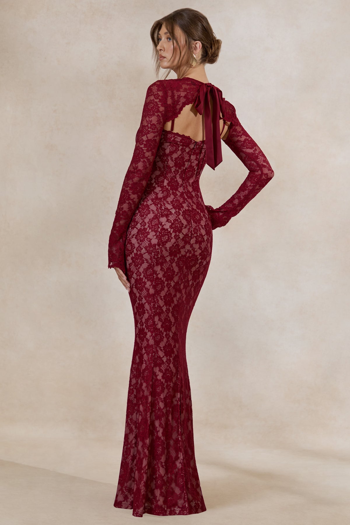 ECM_HR_CL137971100 - Mirellia _ Dark Red Lace Sweetheart-Neck Maxi Dress5.jpg