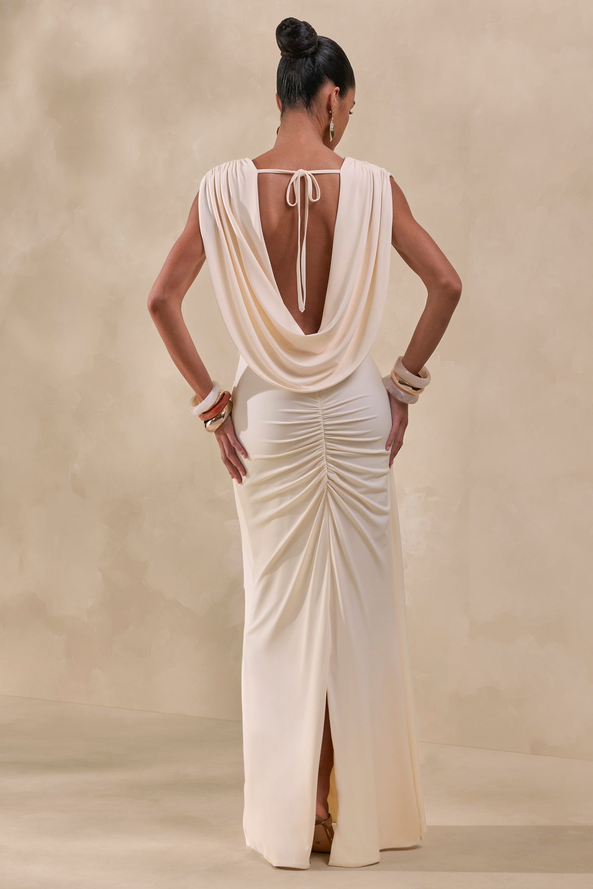 ECM_HR_CL137990111 - Lysa _ Cream Plunge-Neck Maxi Dress With Gathered-Detailing And Sash5.jpg