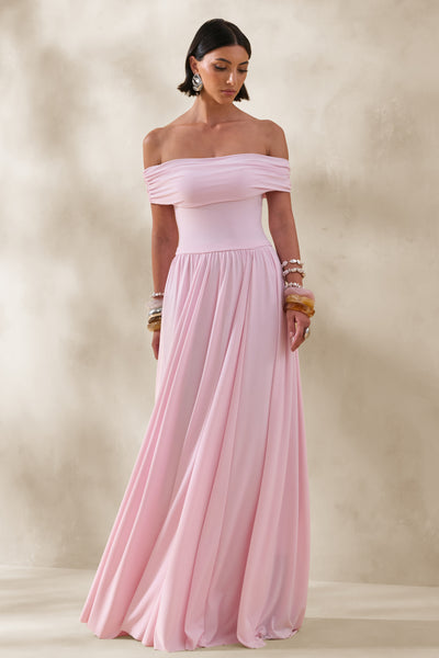pink birthday dress maxi Pink Party Prom Dresses