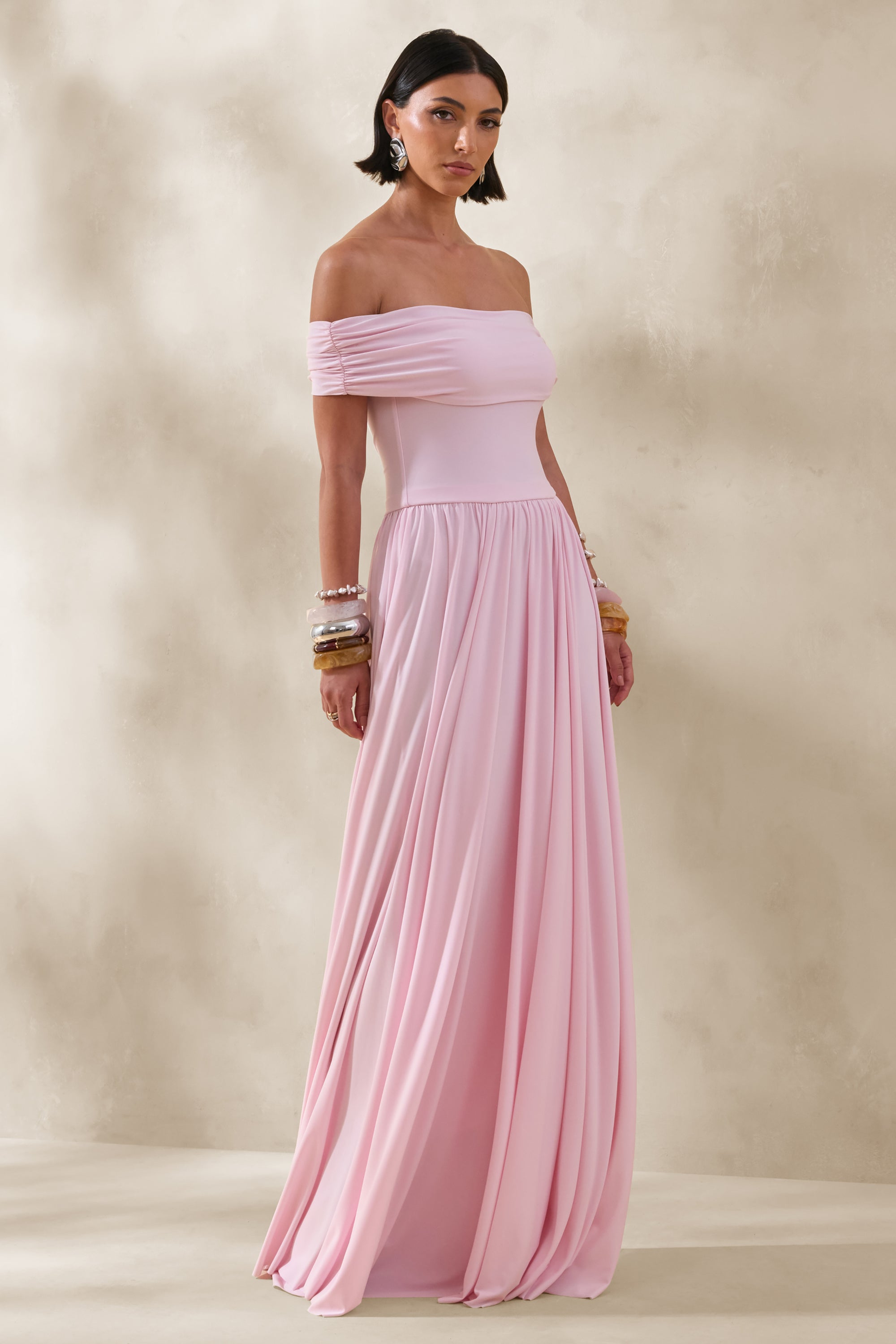 ladies pink maxi dress Girls: Easy Love Blush Pink Smocked Maxi Dress Shop the Mint