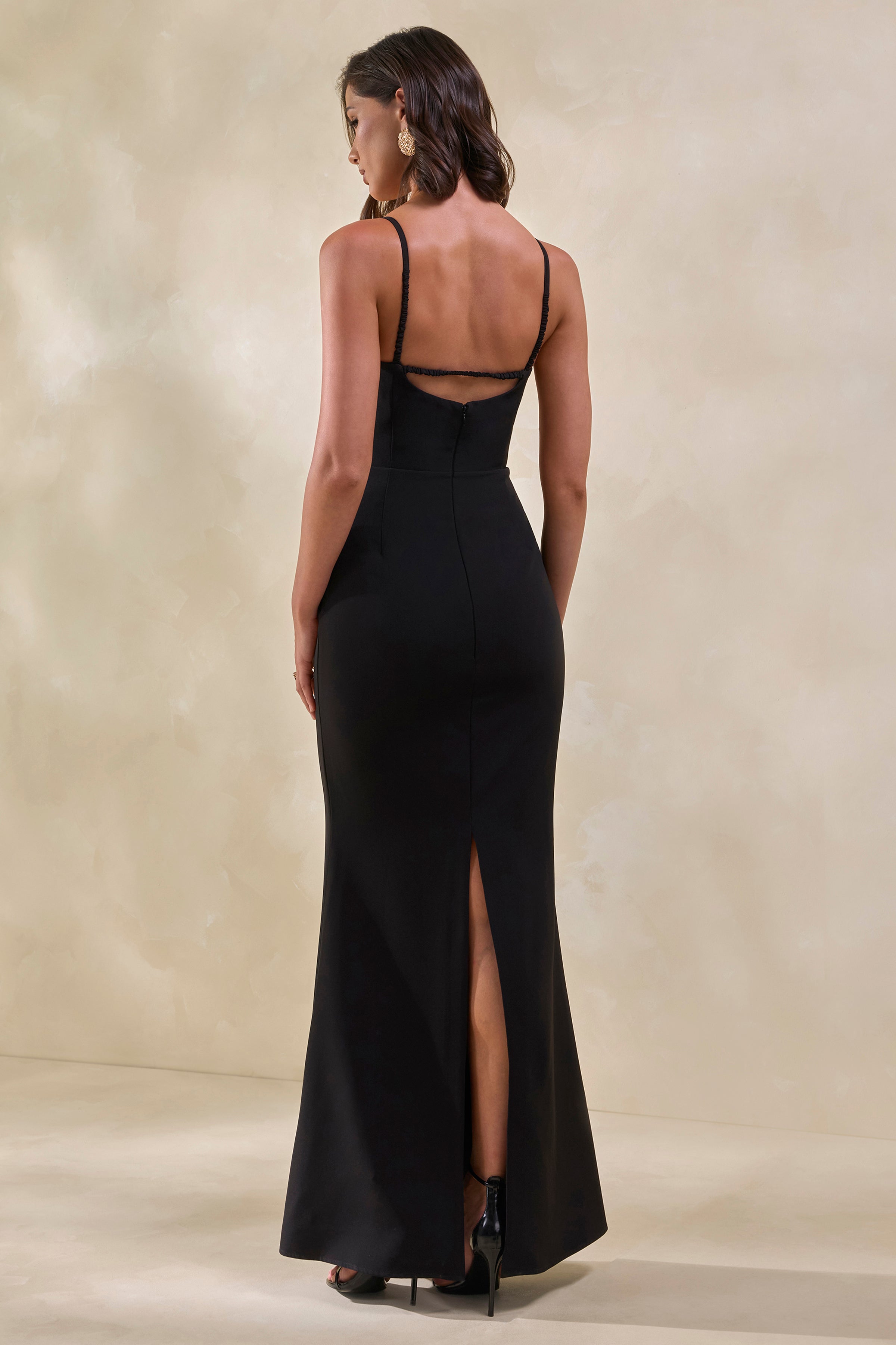 り*ー様 EGDE エッジ　STROVA ハーネス　ケツワレ　ブラック L-XL Zavira | Black Square-Neck Maxi Dress – Club L London - USA