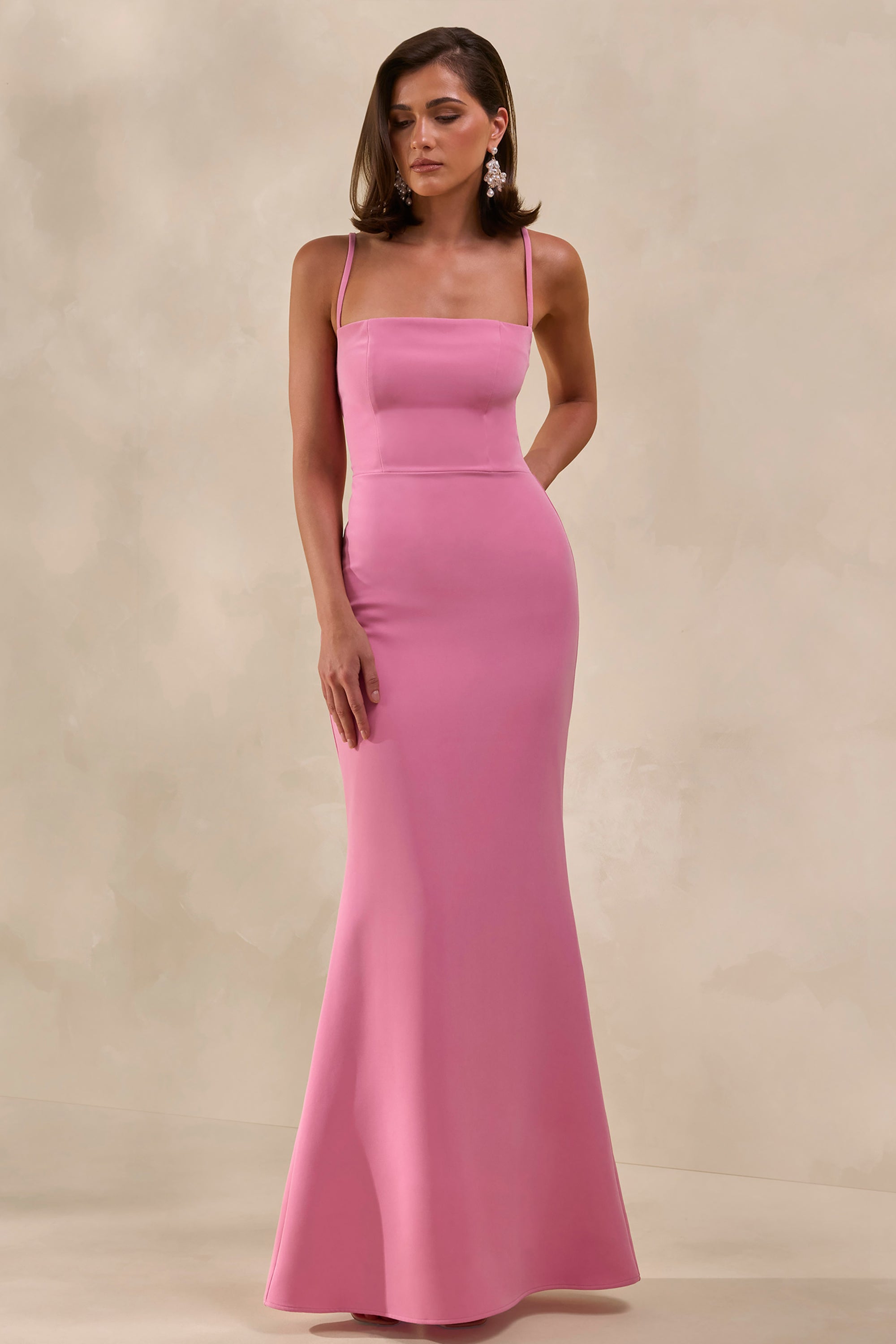 pink mesh maxi dress Short Sleeve Lace Mesh Ruffle Maxi Dress Pink
