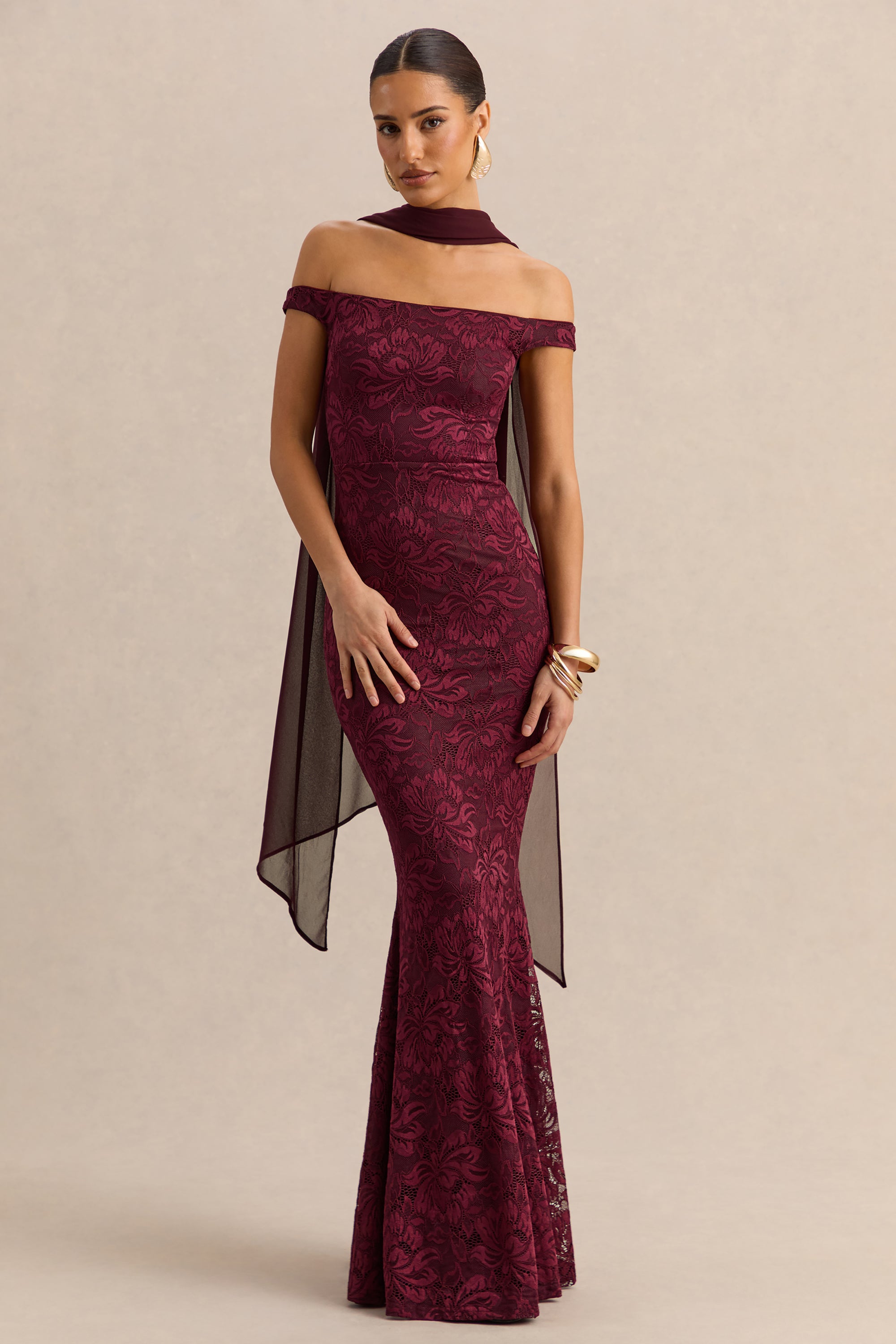 burgundy lace boho dress Destiny Lace Maxi Dress Burgundy
