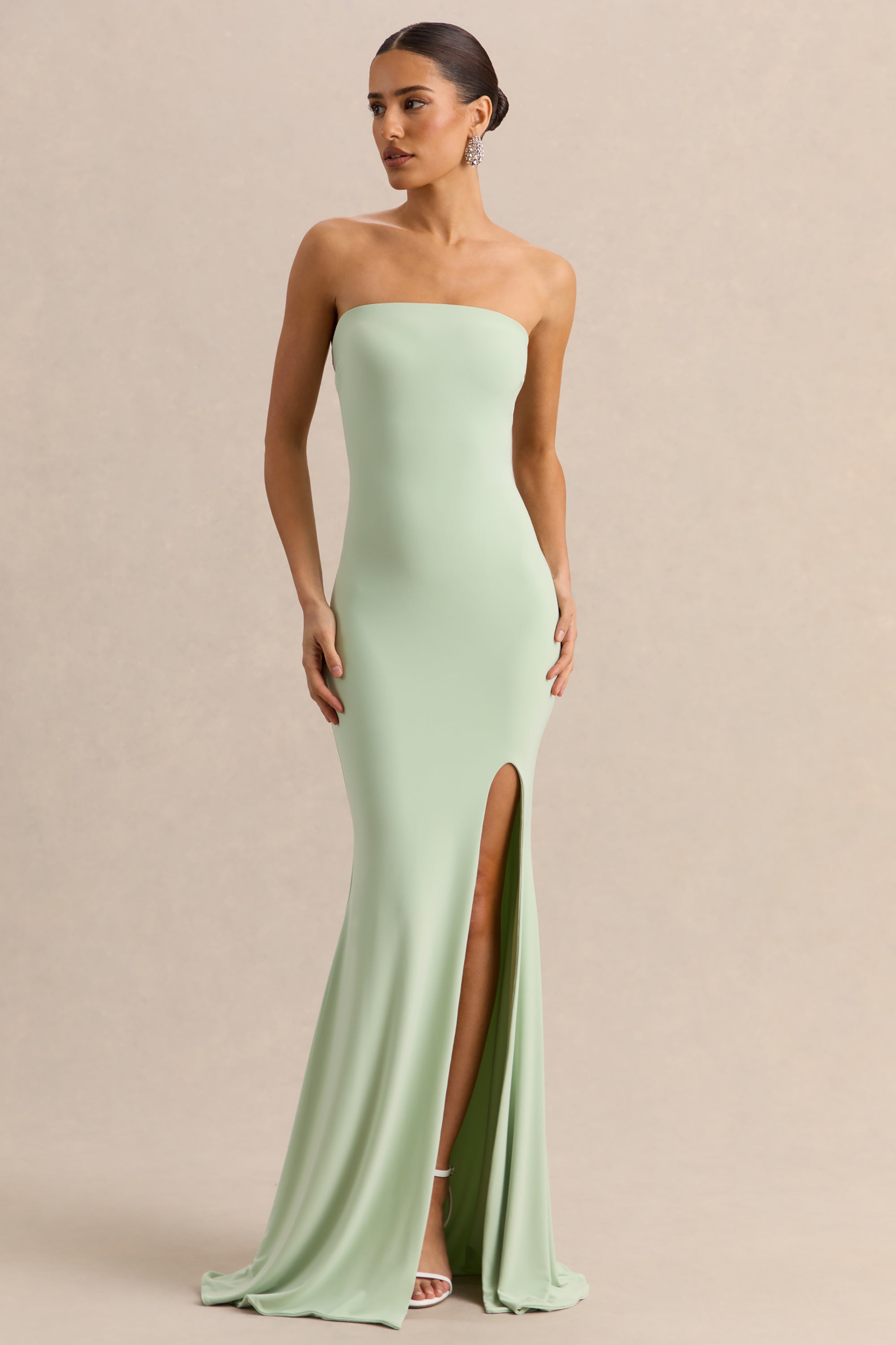mint green tube dress Wervot Women's Summer Two Tone Twist Front Tube Dress Bodycon Maxi Dress ( Color : Mint Green, Size : Small) : Amazon.com.au: Clothing, Shoes & Accessories