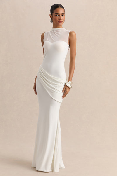 ladies high neck dress Lyssy high neck maxi dress