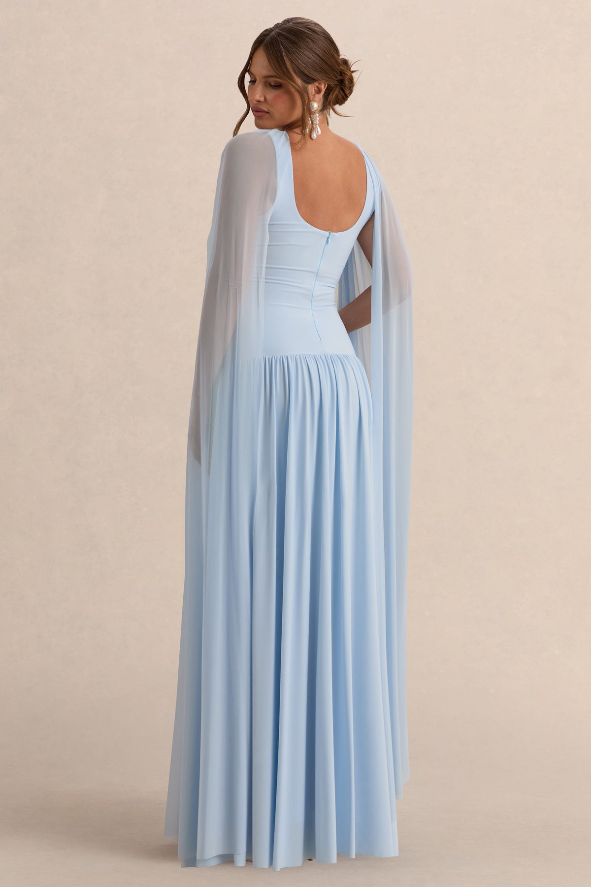 sheer maternity maxi dress Angel Maternity Mariana Sheer Maternity Photoshoot Dress in White