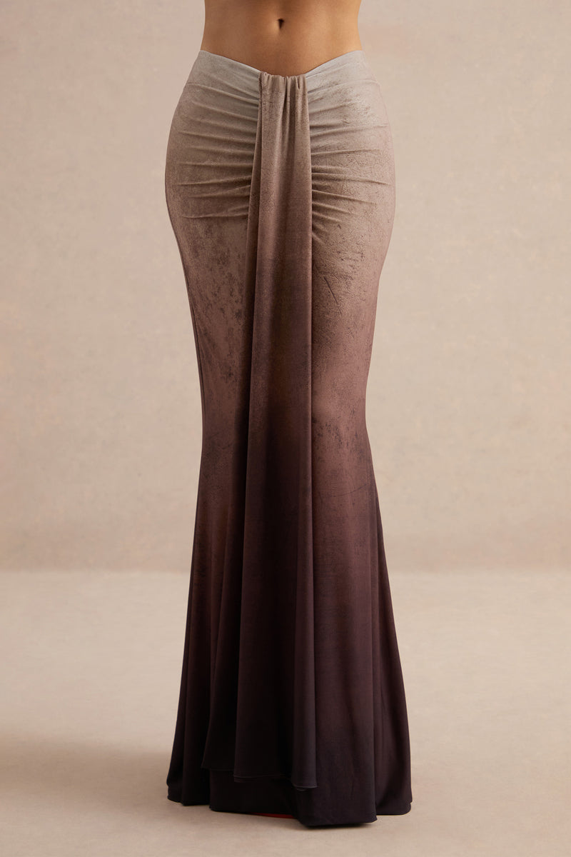 ECM_HR_Izel Brown Ombre Maxi Skirt With Gathered Detailing CL138125021 CL138124021 co ord  23.jpg