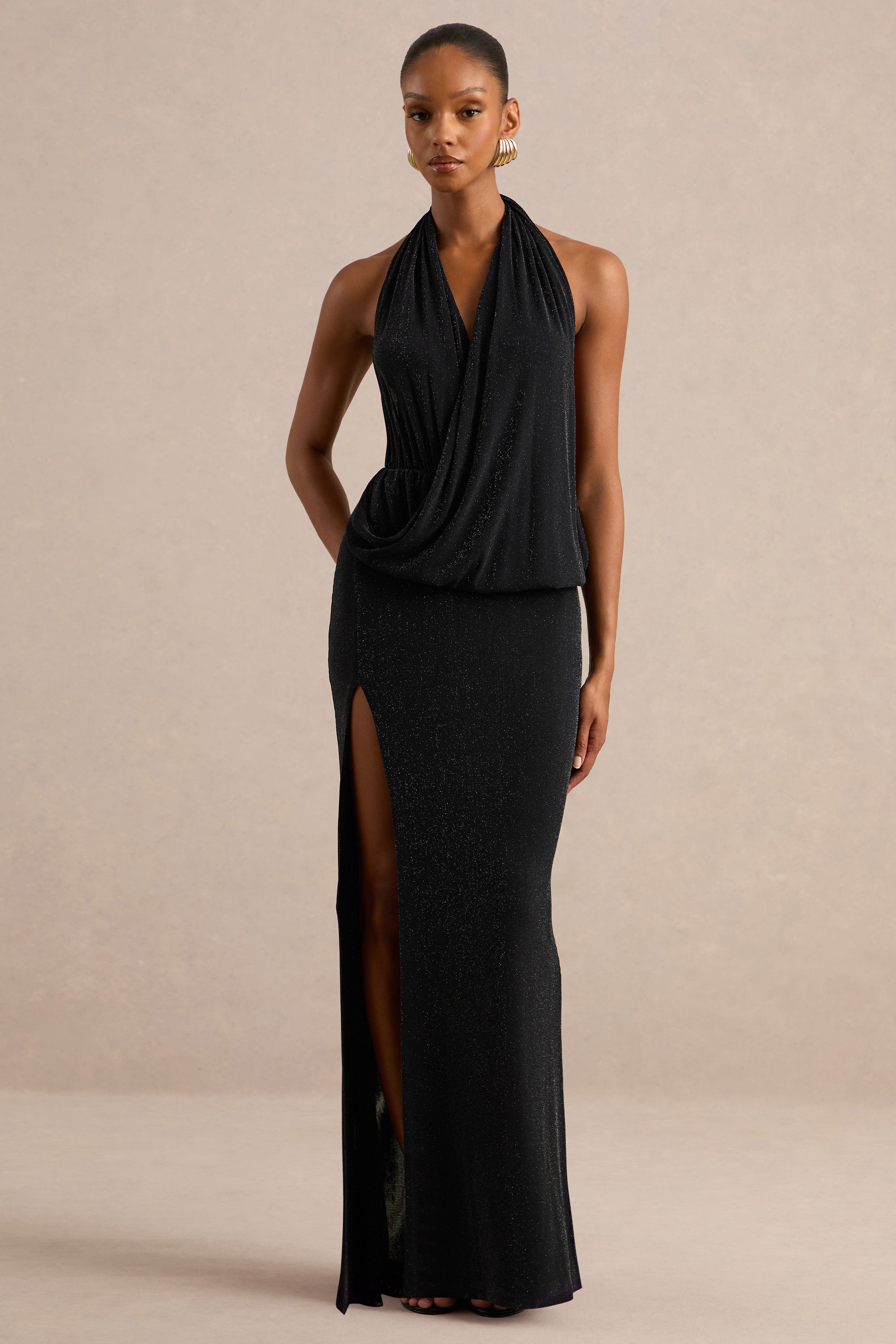 ECM_HR_CL138129001 - Velia _ Black Sheer Extreme Plunge-Neck Maxi Dress With Front High Split0.jpg