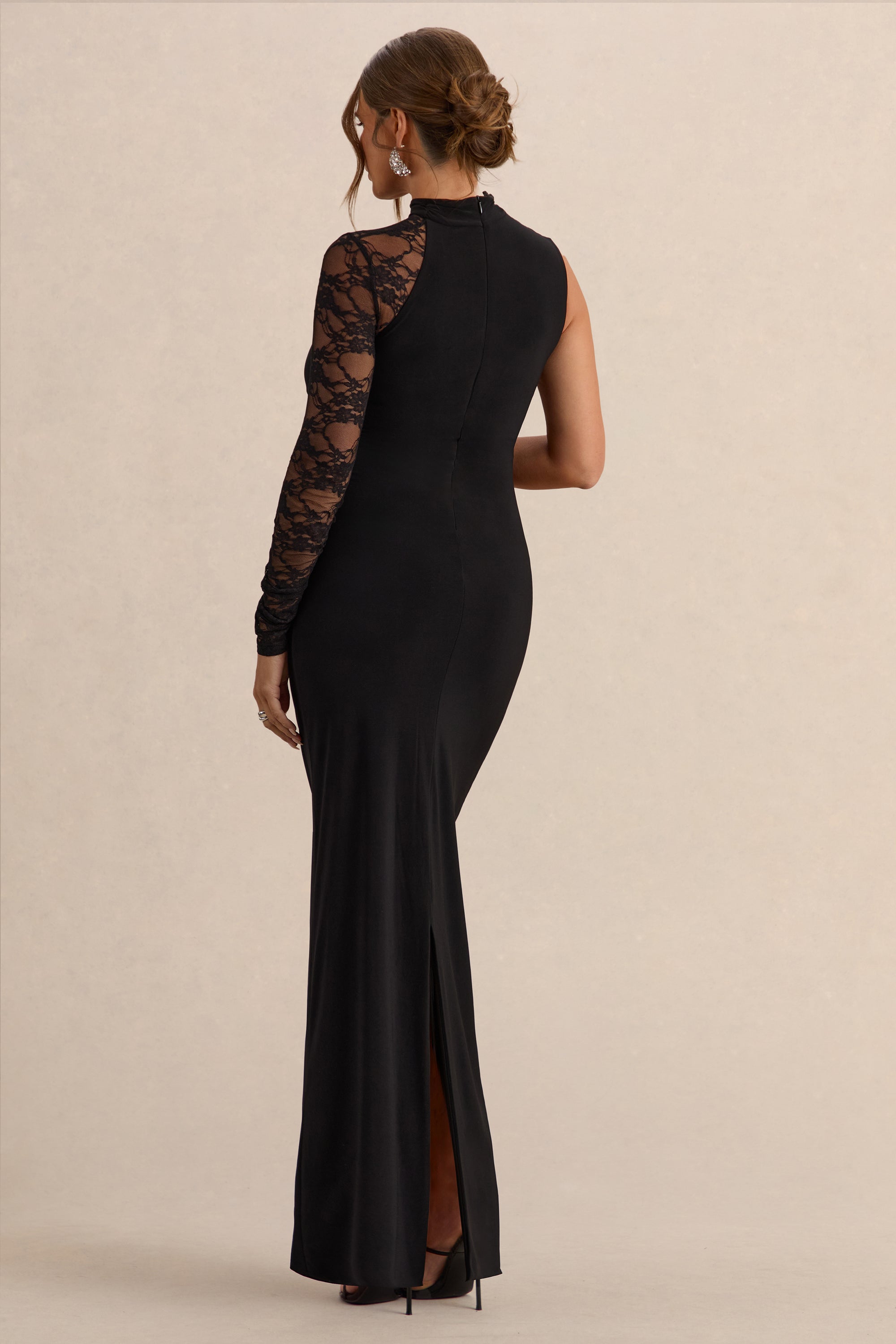 open back maternity maxi dress PinkBlush Cream Smocked Open Back Maternity Maxi Dress Small