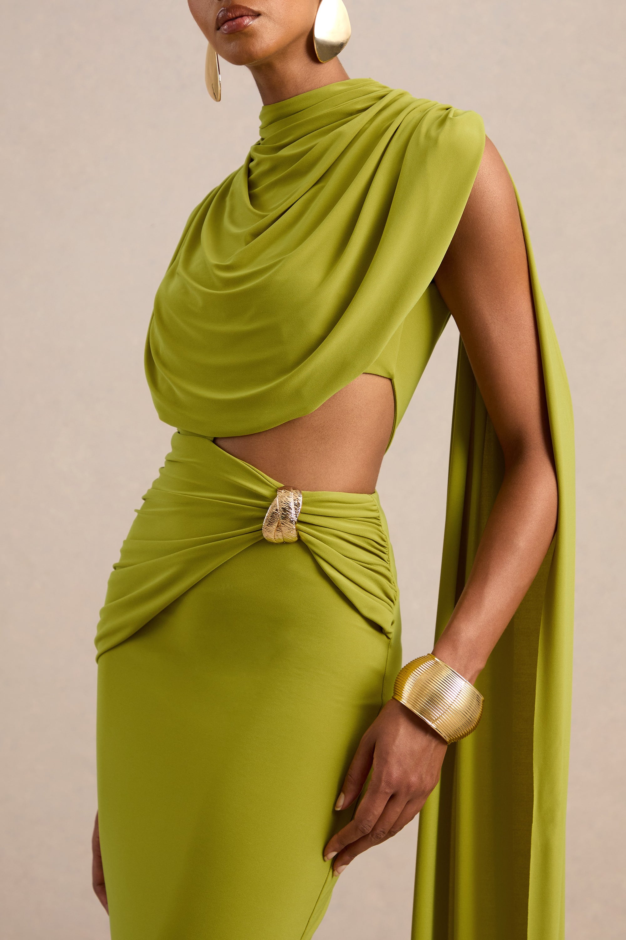 ECM_HR_CL138265031 - Esmaria _ Olive High-Neck Maxi Dress With Gold Detail And Sash6.jpg