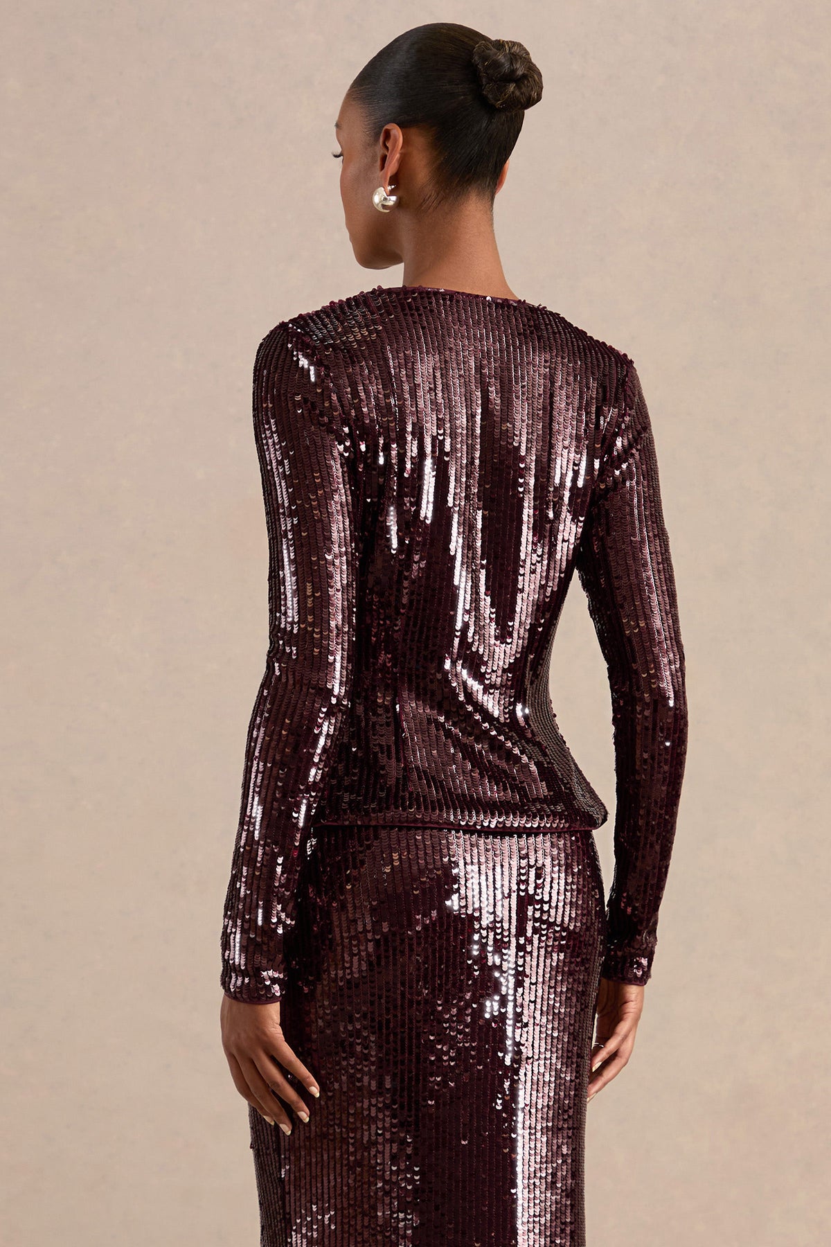 CL13834410206_CL138344102_-_Antea_Burgundy_Sequin_V-Neck_Front_Tied_Long_Sleeve_Top10