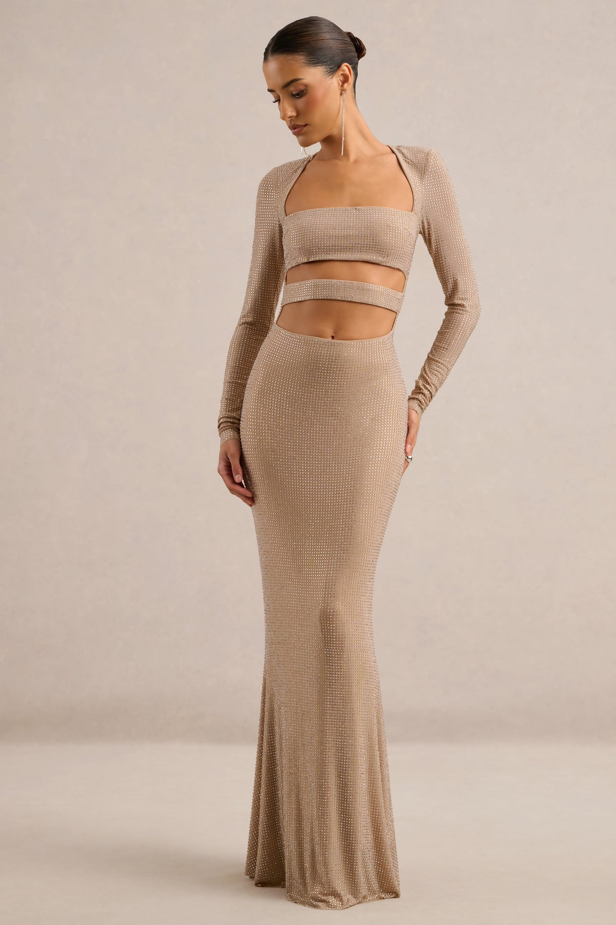 ECM_HR_CL138358063 - Laurinda _ Nude Hotfix Square-Neck Maxi Dress With Body Cut-Outs1.jpg