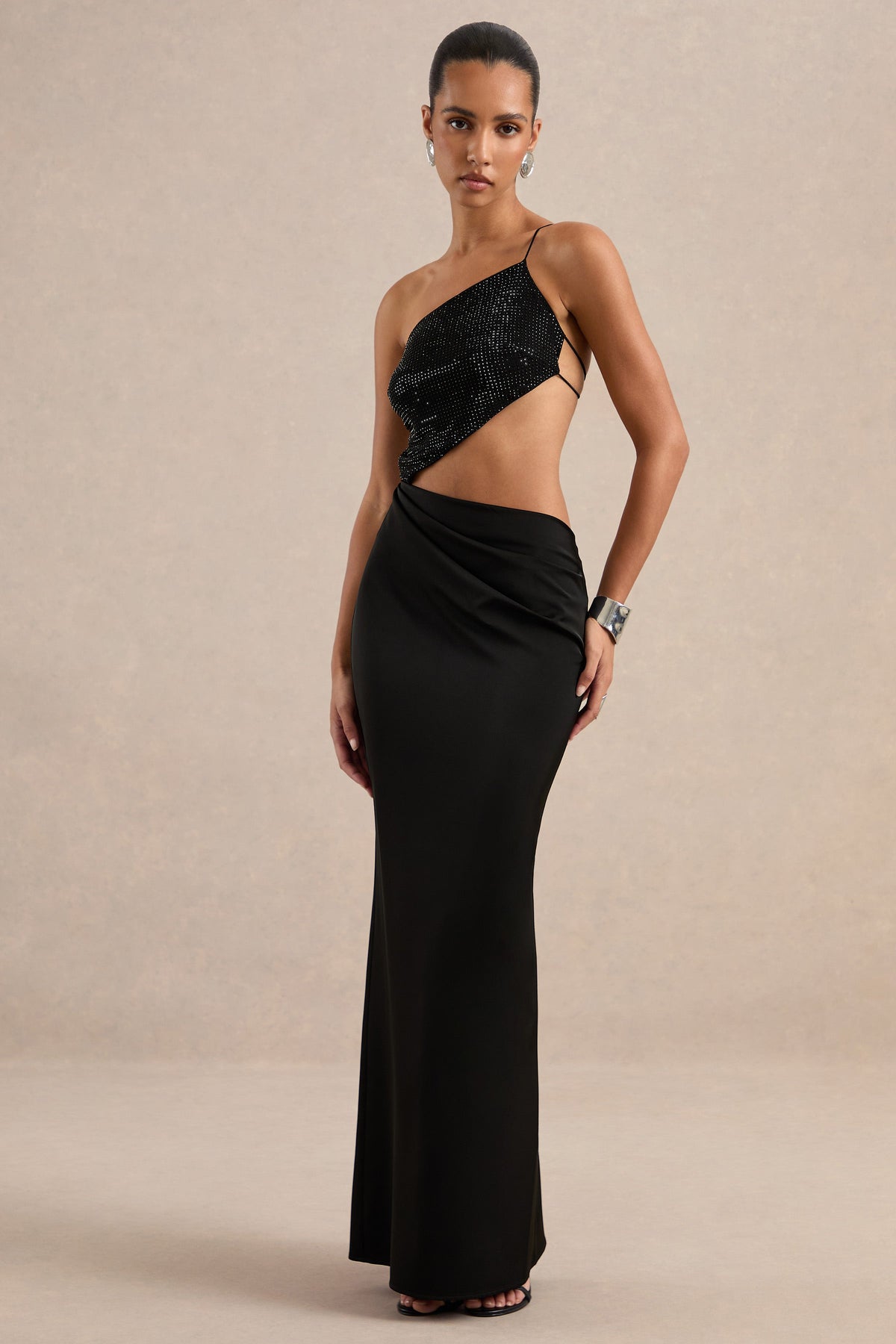 CL13836000106_ECM_HR_CL138360001_-_Lianae_-_Black_Satin_Diamante_Maxi_Dress_With_Body_Cut_Out_and_Open_Back2