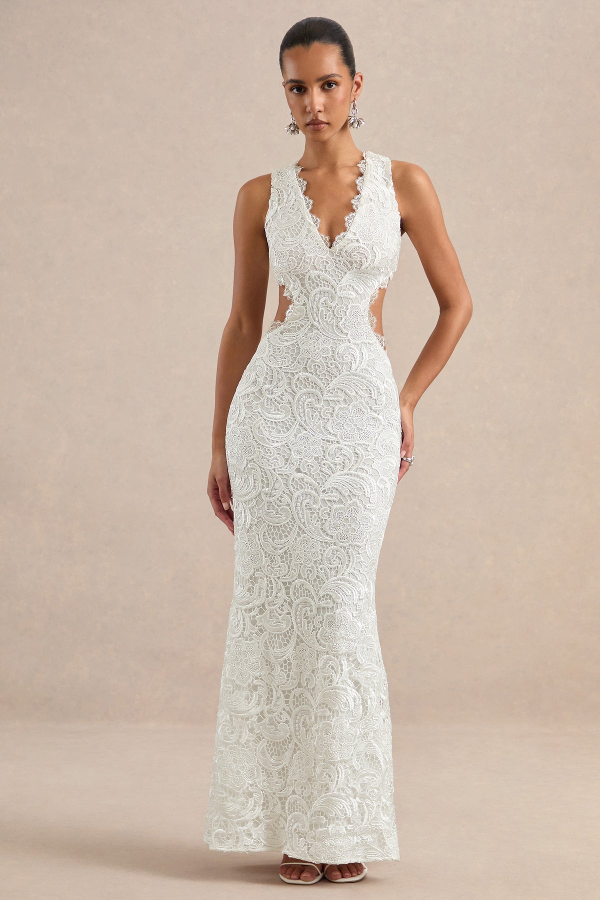 ECM_HR_CL138383110 - Mayelle _ White Lace Plunge Maxi Dress With Body Cut Out0.jpg
