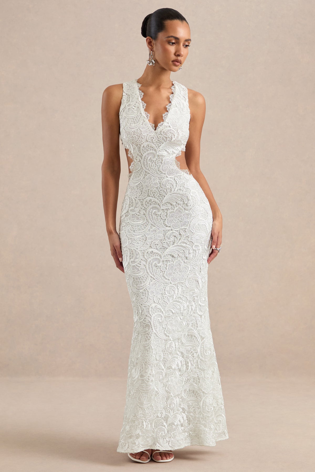 ECM_HR_CL138383110 - Mayelle _ White Lace Plunge Maxi Dress With Body Cut Out1.jpg