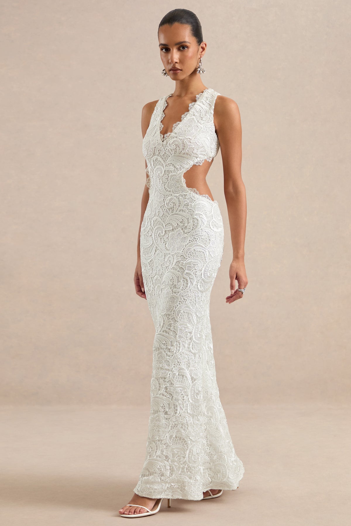 ECM_HR_CL138383110 - Mayelle _ White Lace Plunge Maxi Dress With Body Cut Out2.jpg