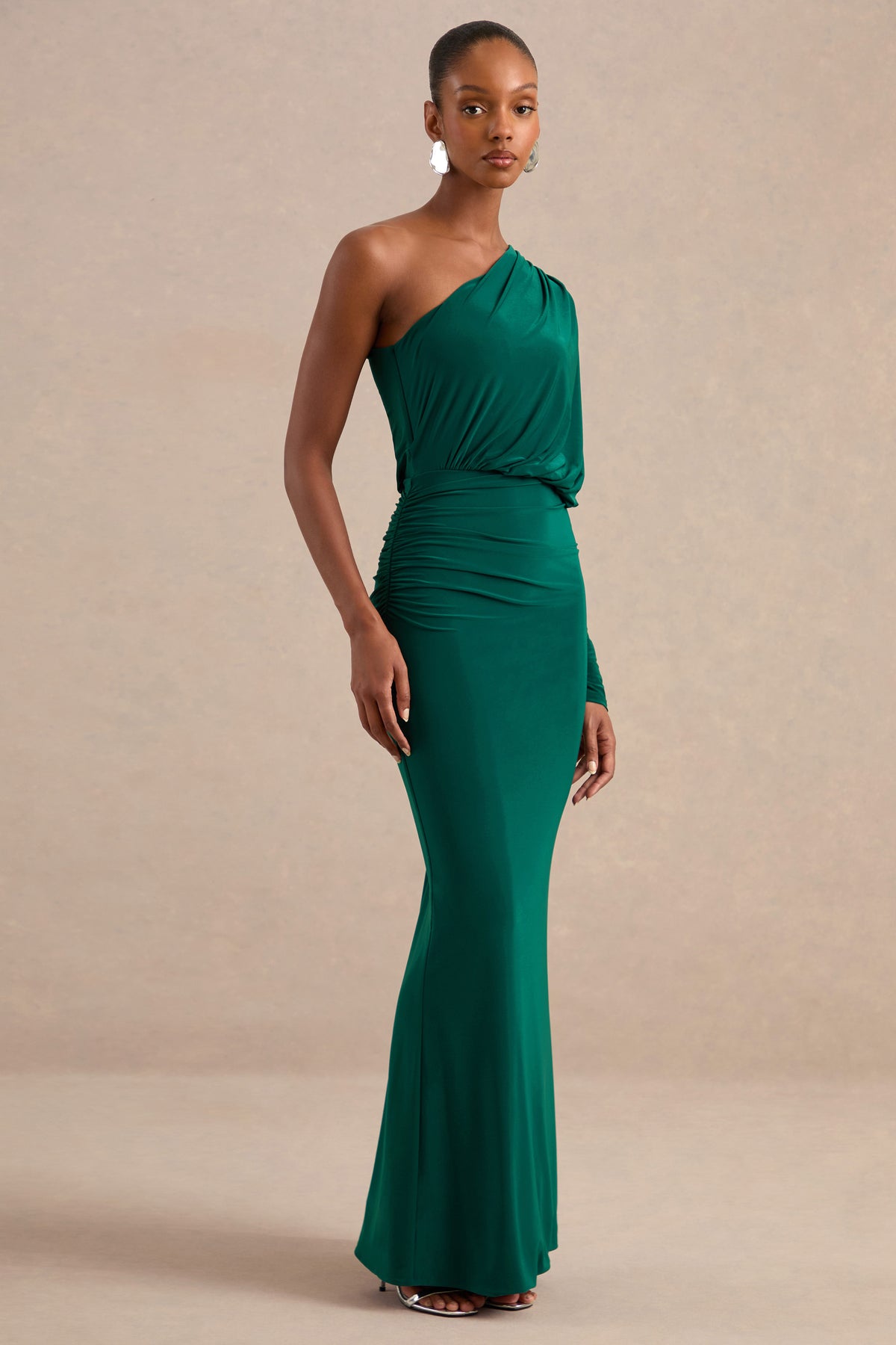 ECM_HR_CL138409030_Arlinae Bottle Green Satin High-Neck Maxi Dress With Feather Trim Accessory 16.jpg