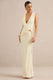 ECM_HR_CL138423111 - Nalina | Cream Plunge-Neck Maxi Dress With Gathered Detailing And Gold Detail 0.jpg
