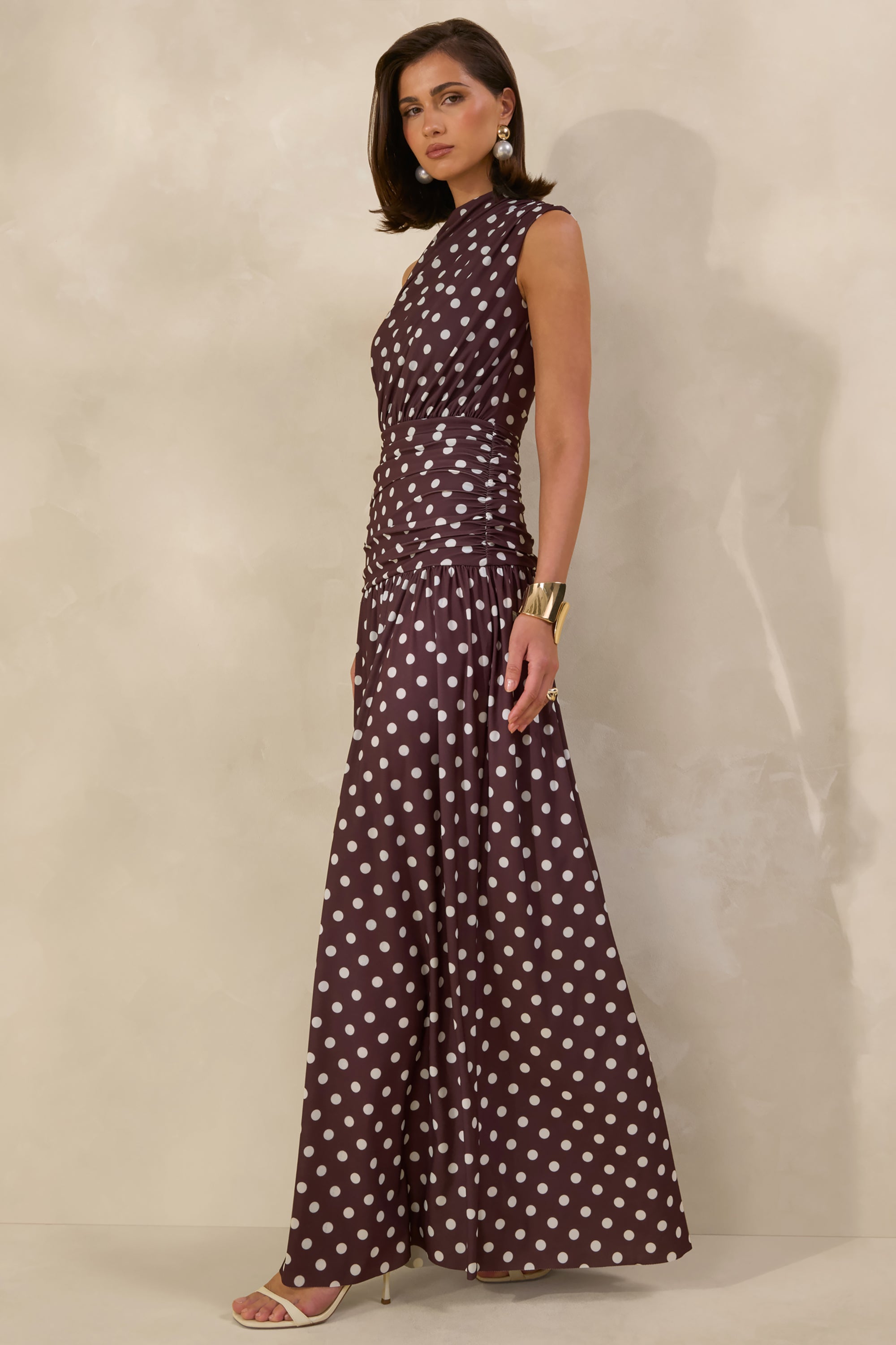 ECM_HR_CL138444021---Kelis-Brown-Polka-Dot-High-Neck-Maxi-Dress-With-Draped-Detailing6.jpg