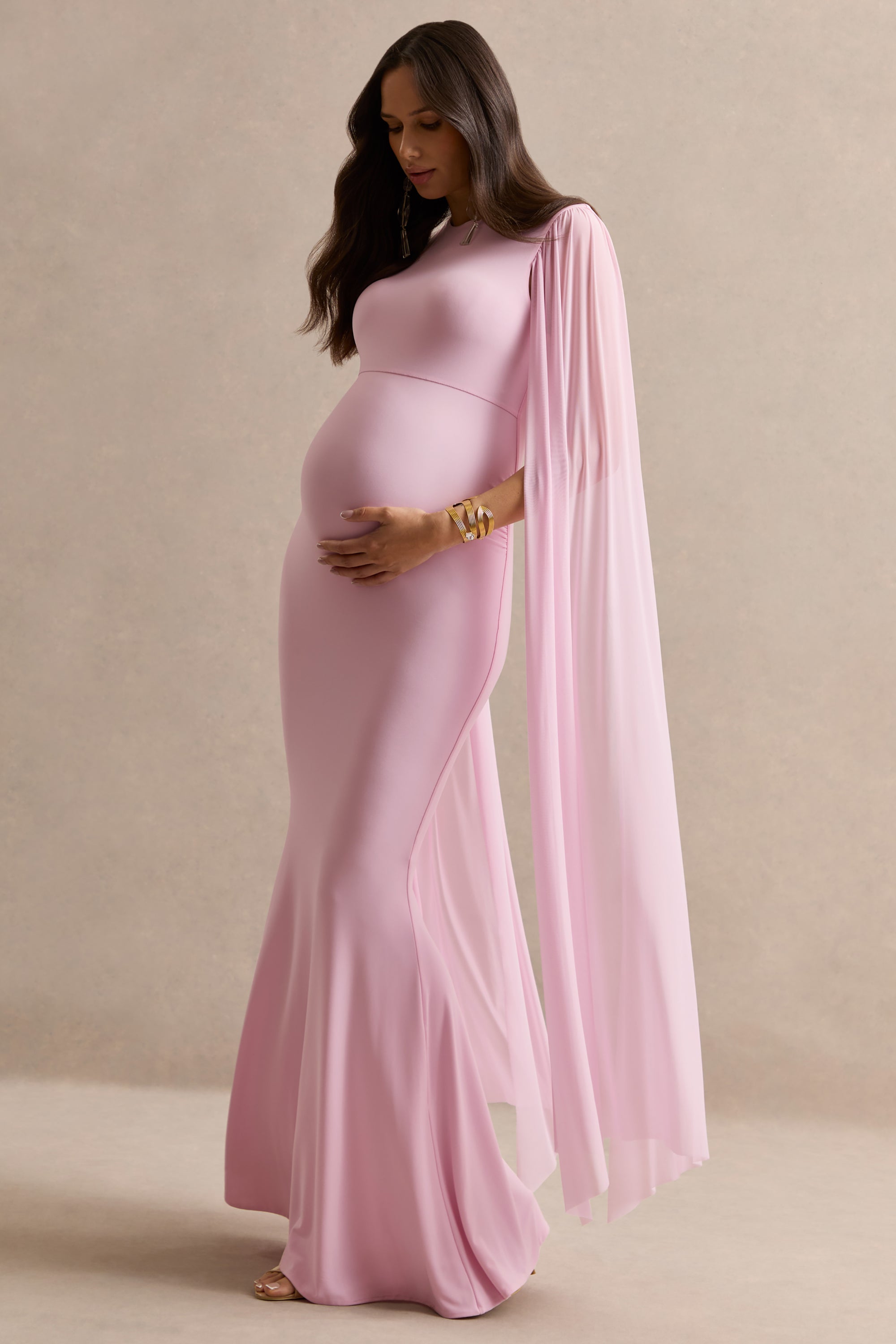 ECM_HR_CL138469081---Calitheia-Light-Pink-Round-Neck-Maternity-Maxi-Dress-With-Long-Floaty-Mesh-Sleeves1.jpg