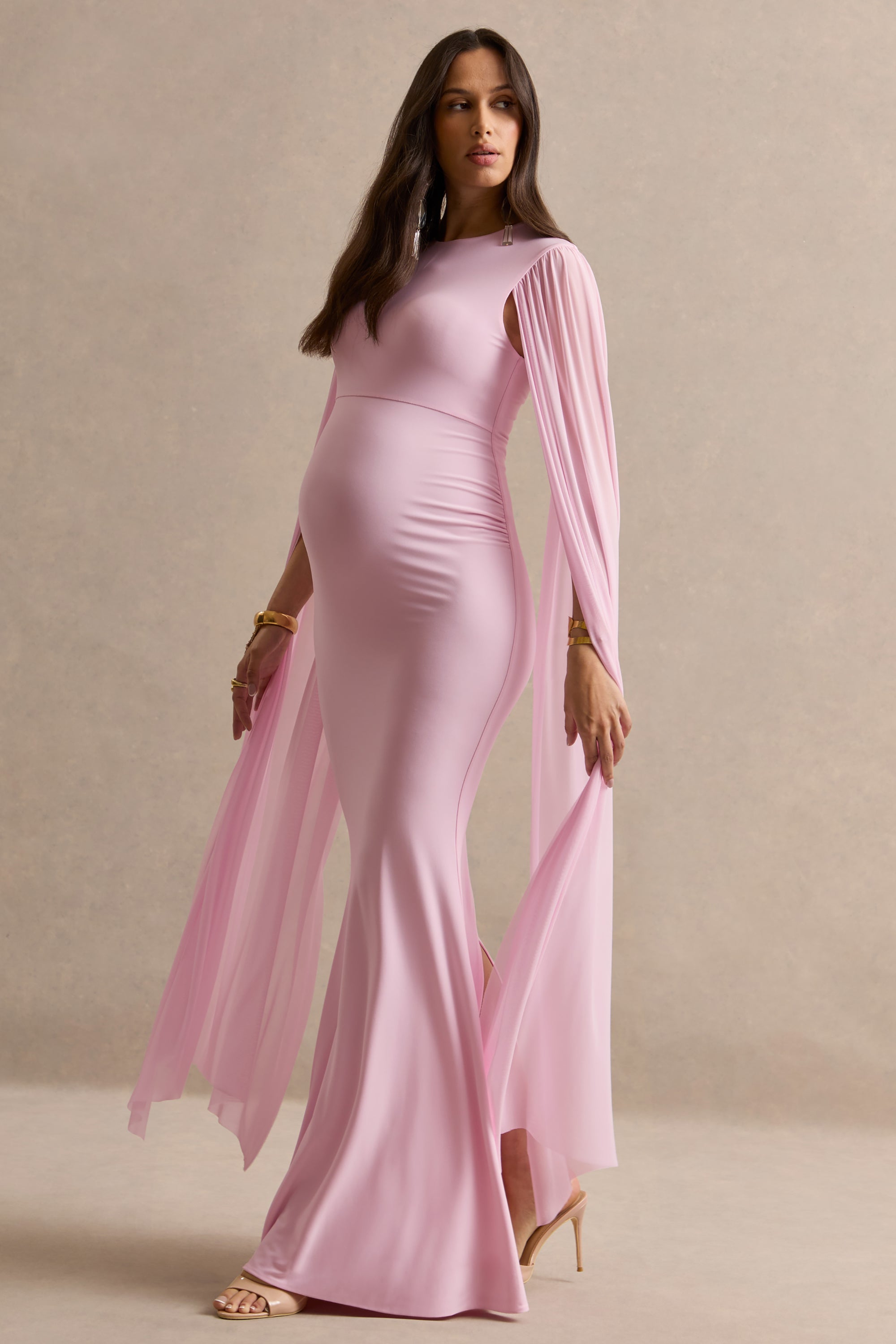 ECM_HR_CL138469081---Calitheia-Light-Pink-Round-Neck-Maternity-Maxi-Dress-With-Long-Floaty-Mesh-Sleeves5.jpg