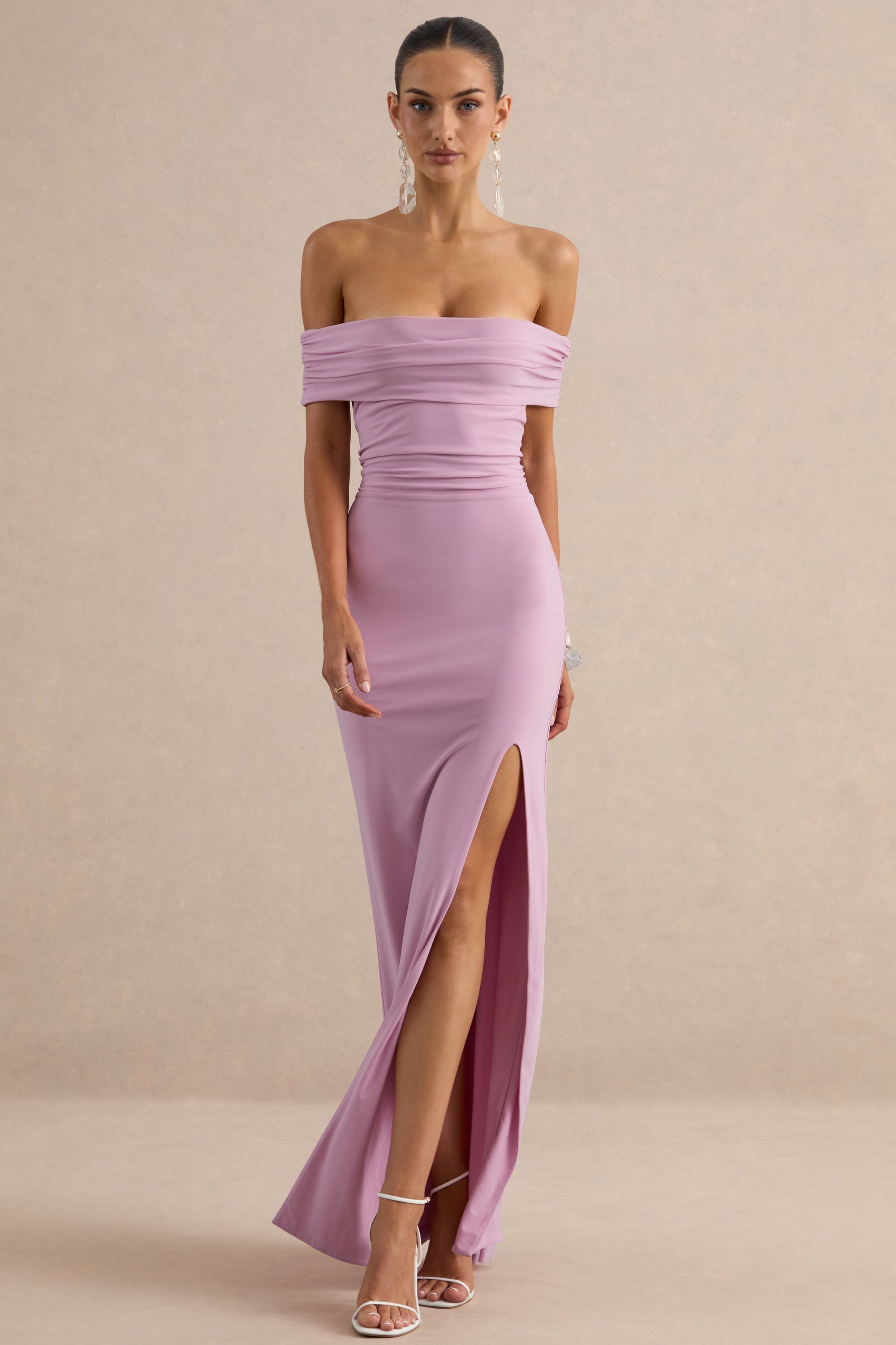 ECM_HR_CL138532084 - Emari | Pink Bardot-Neck Maxi Dress With Front-High Split 0.jpg