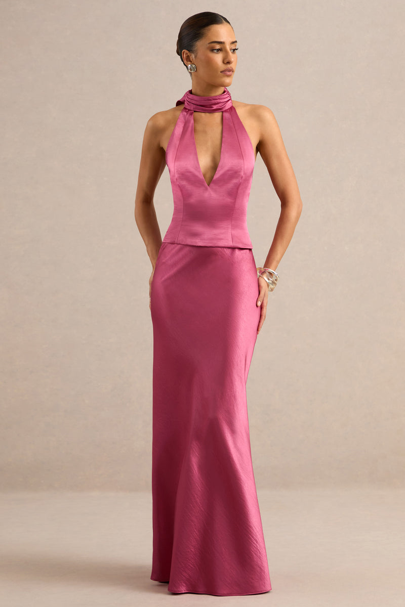 CL138550080 - Lareina | Hot Pink Satin Maxi Skirt0.jpg