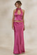 ECM_HR_CL138550080 - Lareina _ Hot Pink Satin Maxi Skirt + CL138549080 - Lareina _ Hot Pink Satin Halter-Neck Top 0.jpg