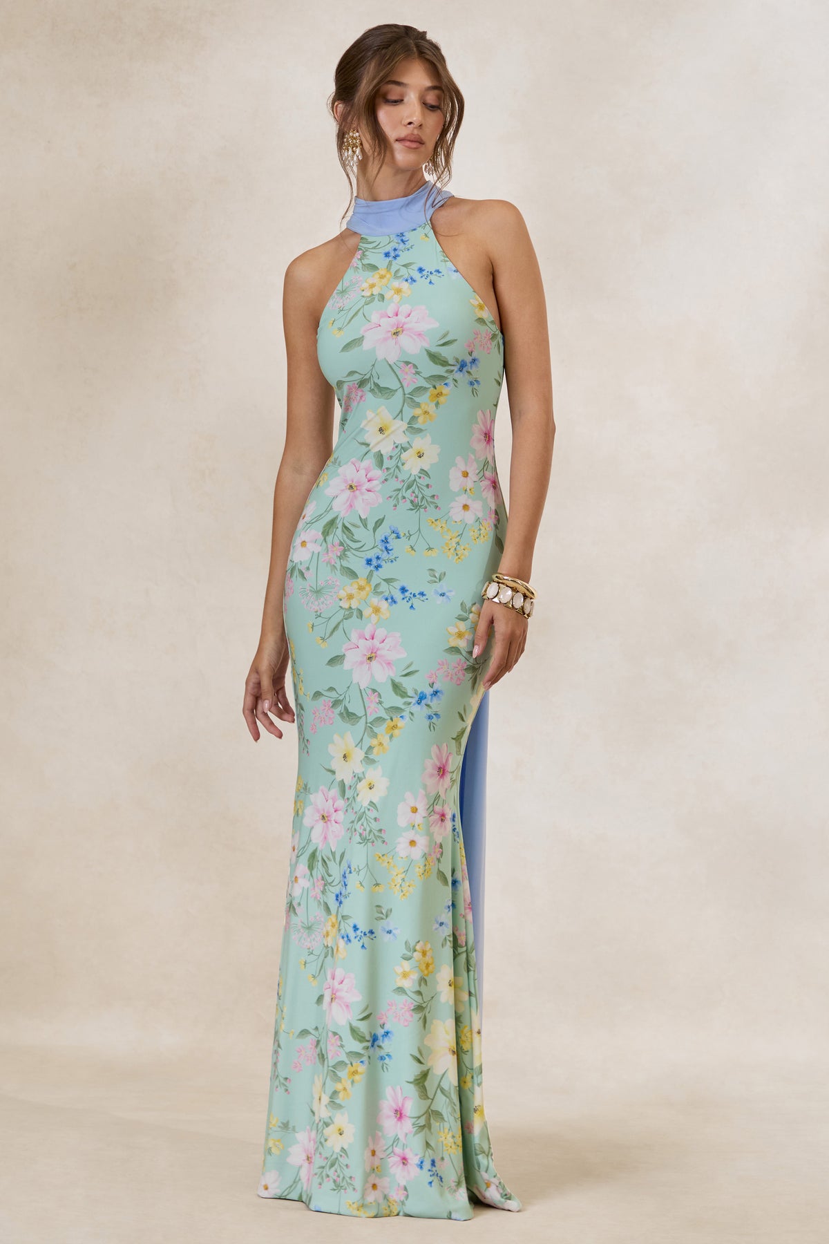 ECM_HR_CL138564032 - Inarah _ Mint Floral Print High-Neck Maxi Dress With Scarf Detail 1.jpg