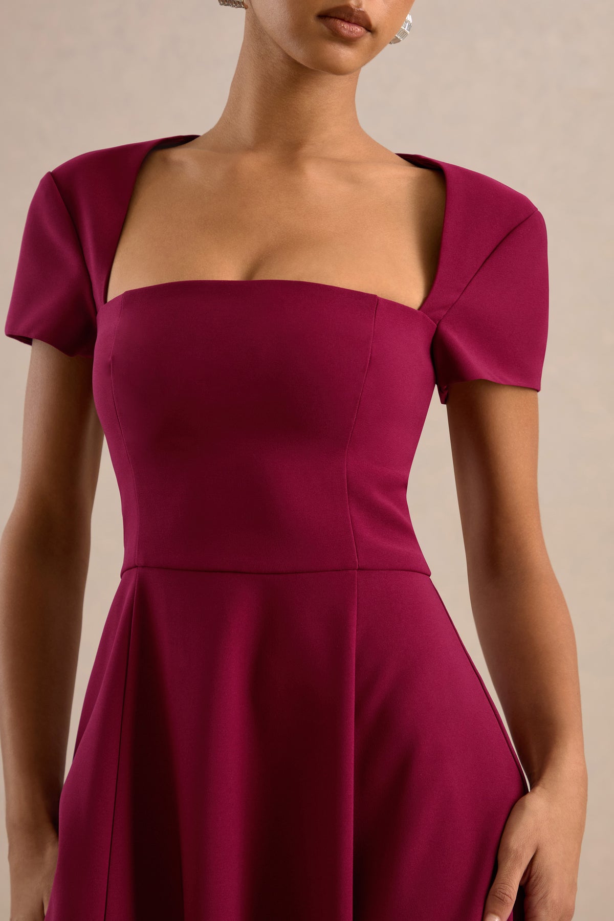 ECM_HR_CL138649102 - Donia Burgundy Square-Neck Midi Skater Dress4.jpg