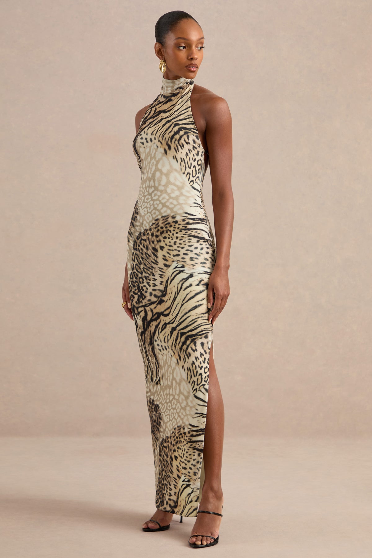 ECM_HR_CL138688021 - Arlise Brown Animal Print Halter-Neck Maxi Dress1.jpg