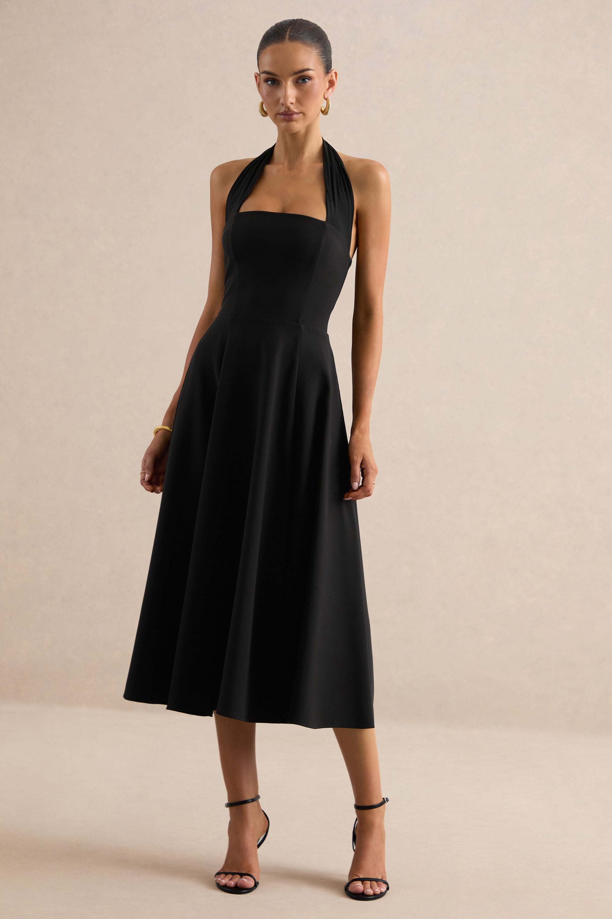 ECM_HR_CL138695001 - Auburn | Black Halter Skater Midi Dress 2.jpg
