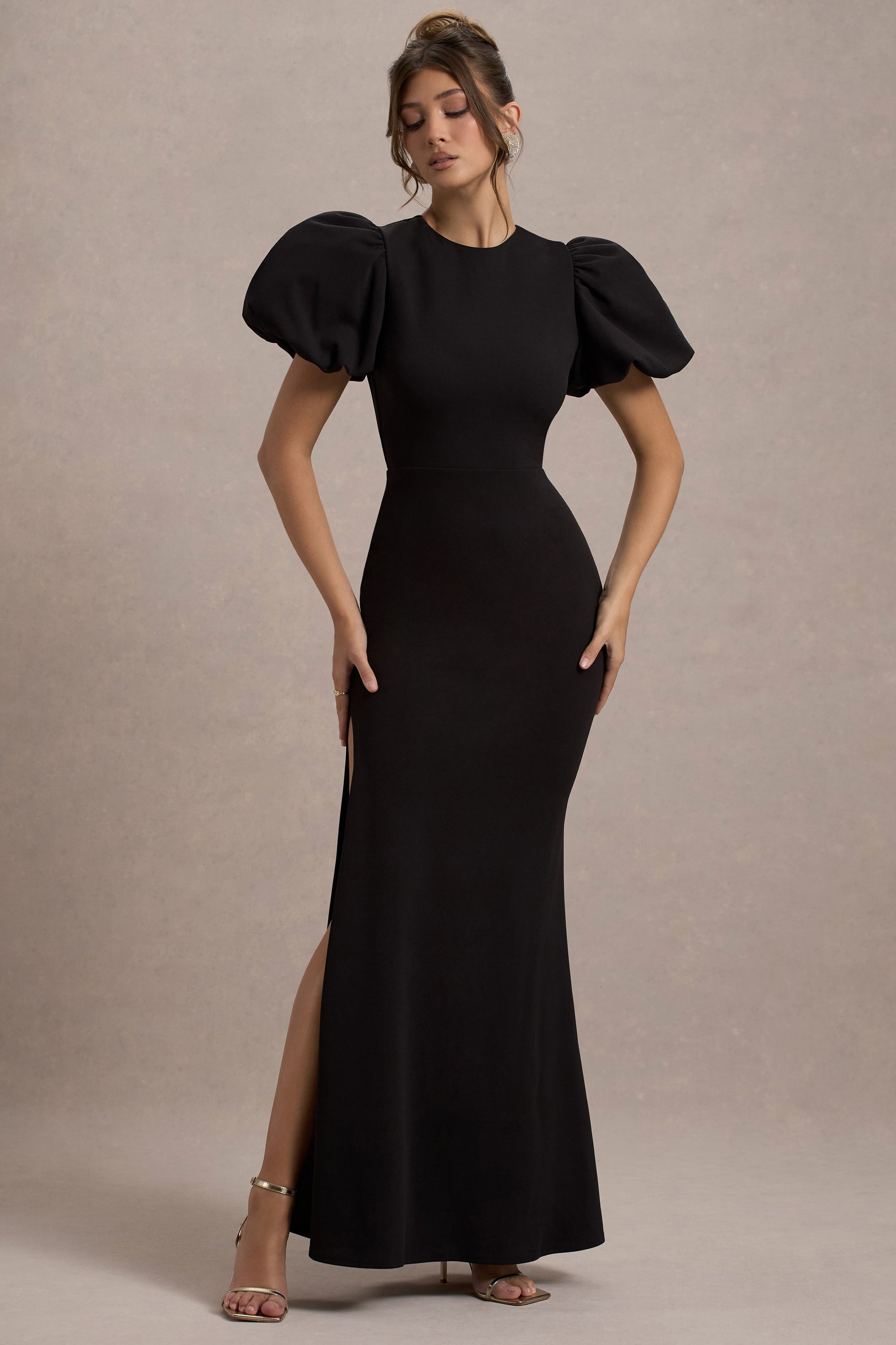 HR_CL138717001 - Love Letters  - Black Puff-Sleeve Maxi Dress 5.jpg