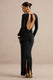 CL13876900106_ECM_HR_CL138769001_-_Lucina_Black_V-Neck_Maxi_Dress_With_Ruched_Detailing_5