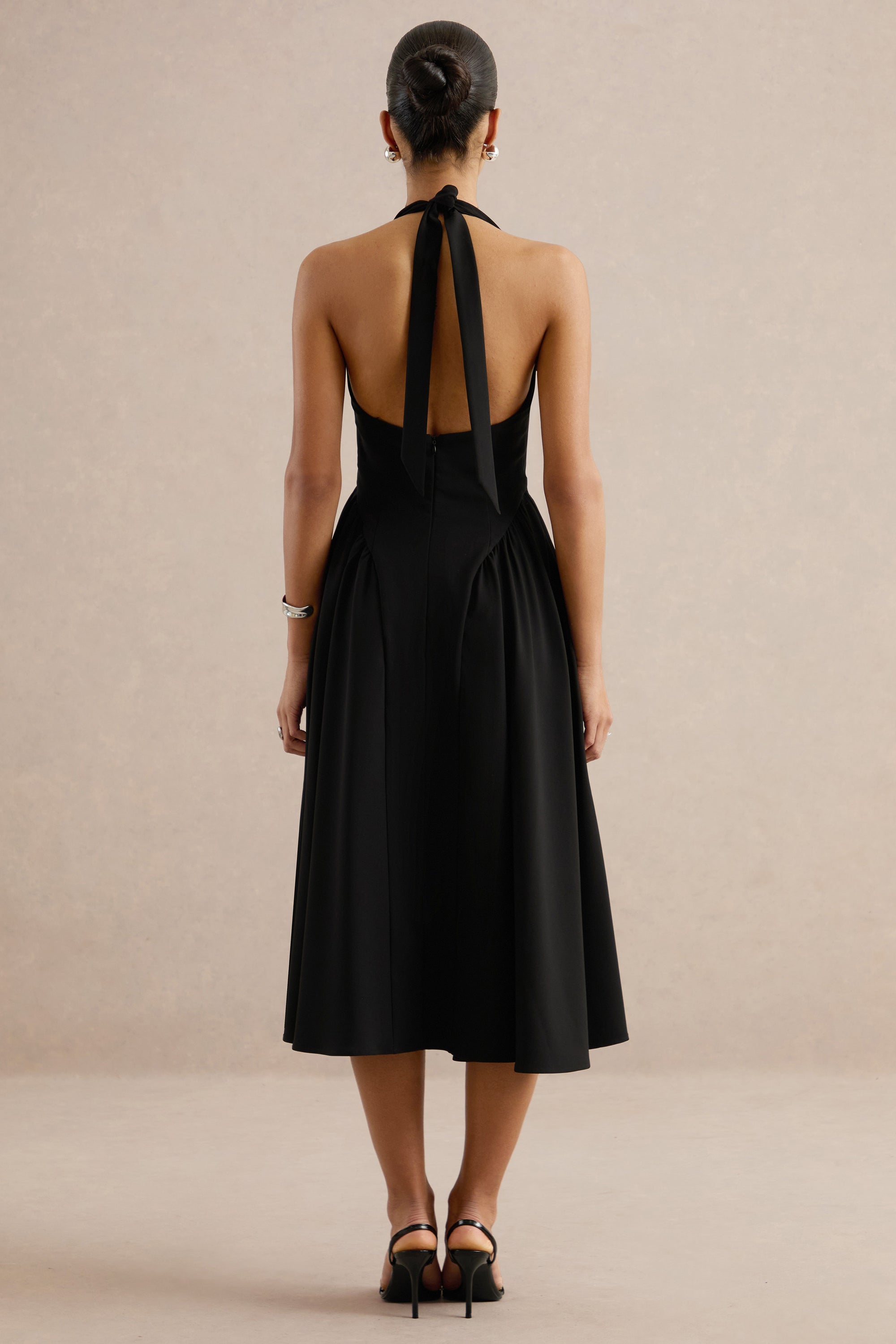 ECM_HR_CL138787001 - Mirel | Black Halter-Neck Midi Dress 4.jpg