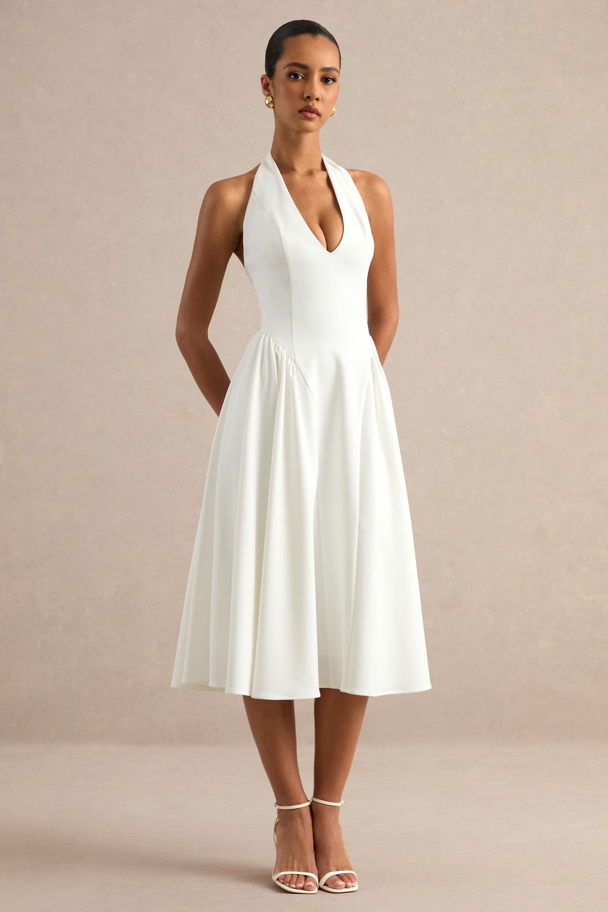 ECM_HR_CL138787110 - Mirel _ White Halter-Neck Midi Dress 2.jpg