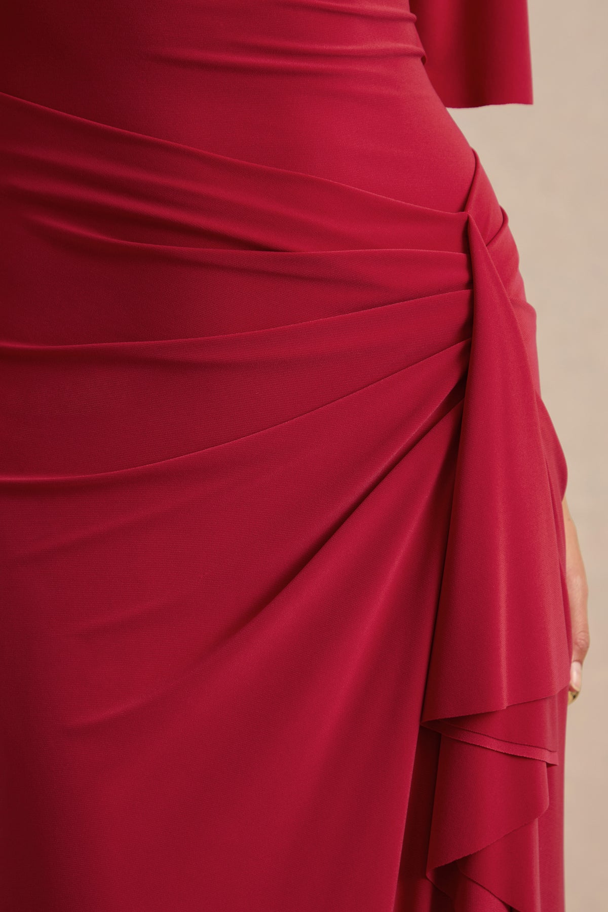 ECM_HR_CL138839100 - Elettra Red Cape Short Sleeve Boat Neck Maxi Dress4.jpg