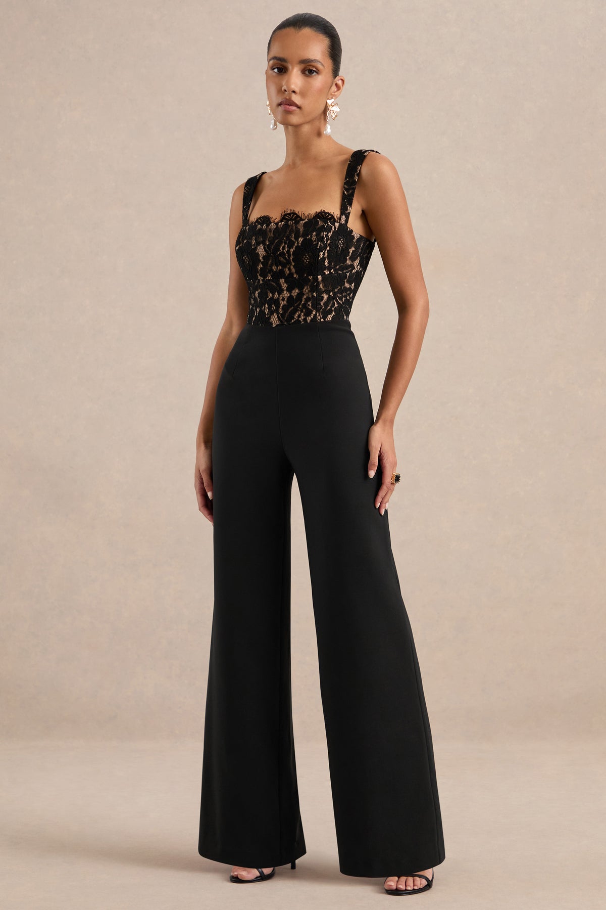 ECM_HR_CL139106001 - Marigold _ Black Lace Square Neck Jumpsuit With Boning2.jpg