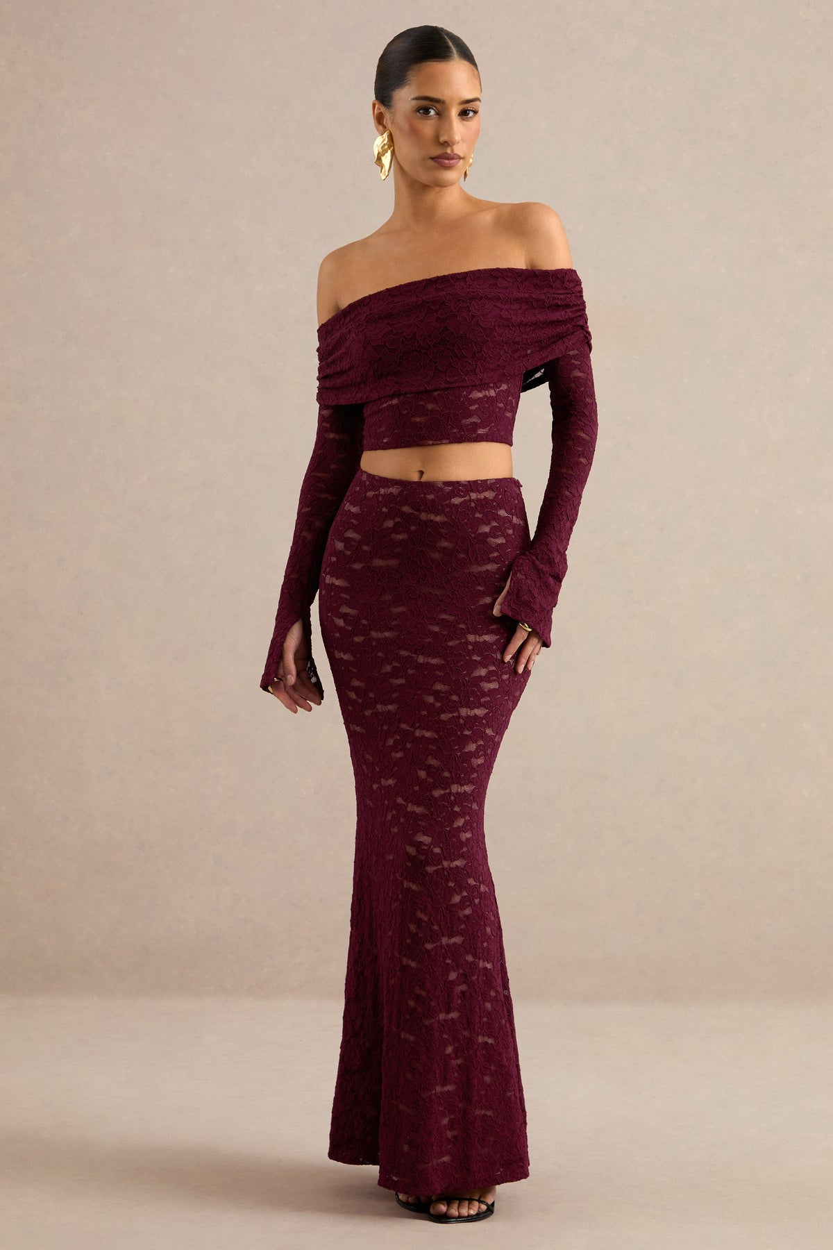 CL3819710206_CL138197102_-_Ivana___Burgundy_Lace_Bardot-Neck_Crop-Top_0
