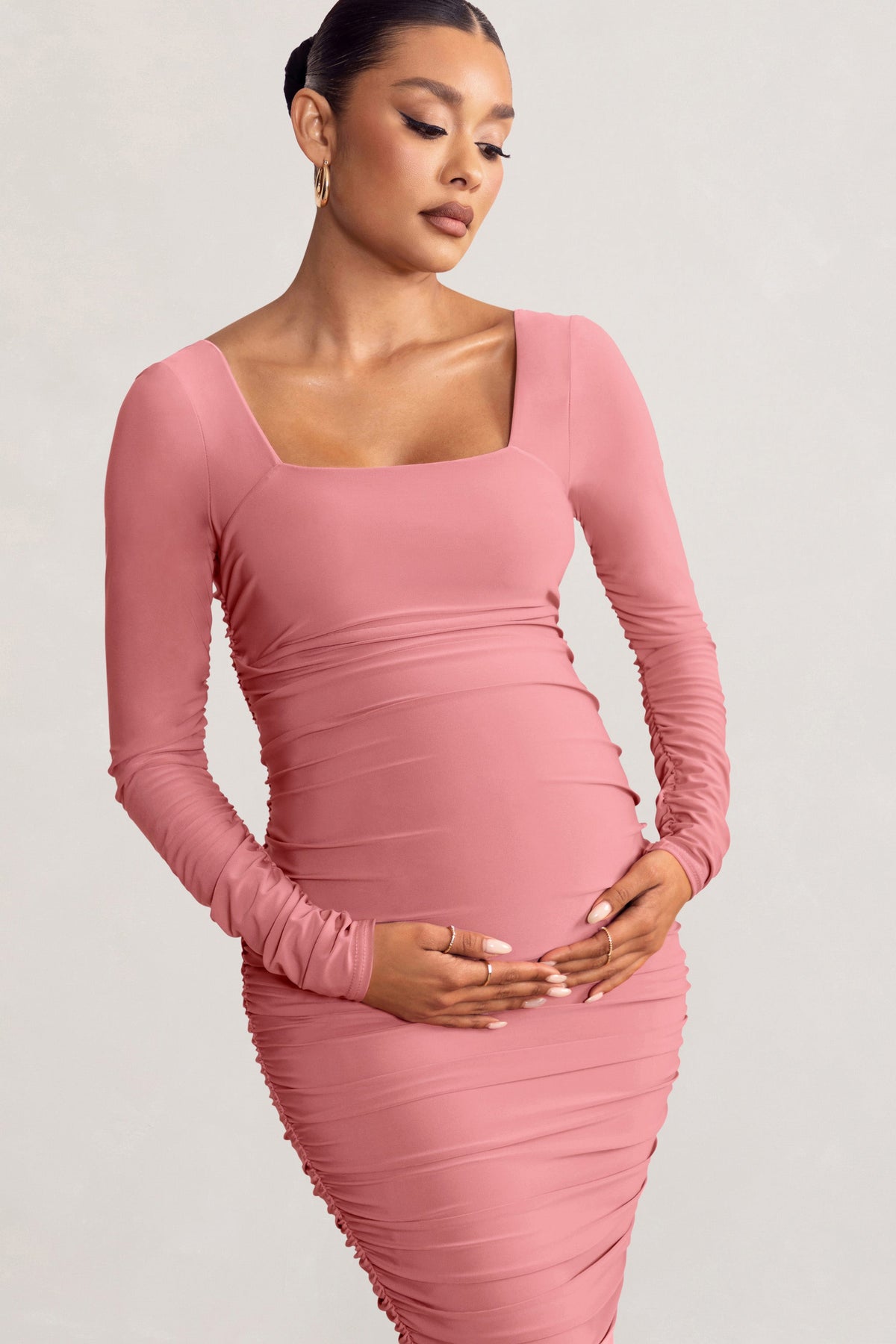Pink Live Maternity Robe