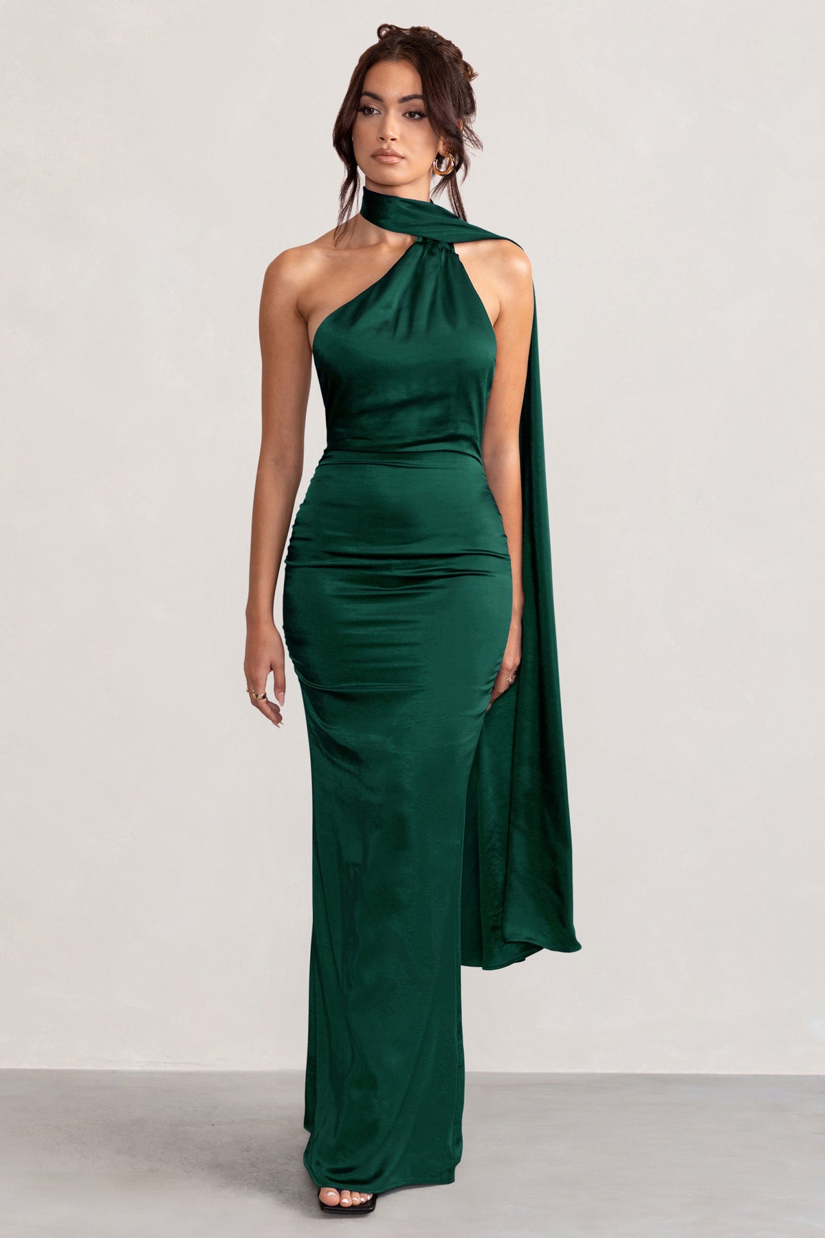Short Green Prom Dress with A-line Satin Skirt – loveangeldress