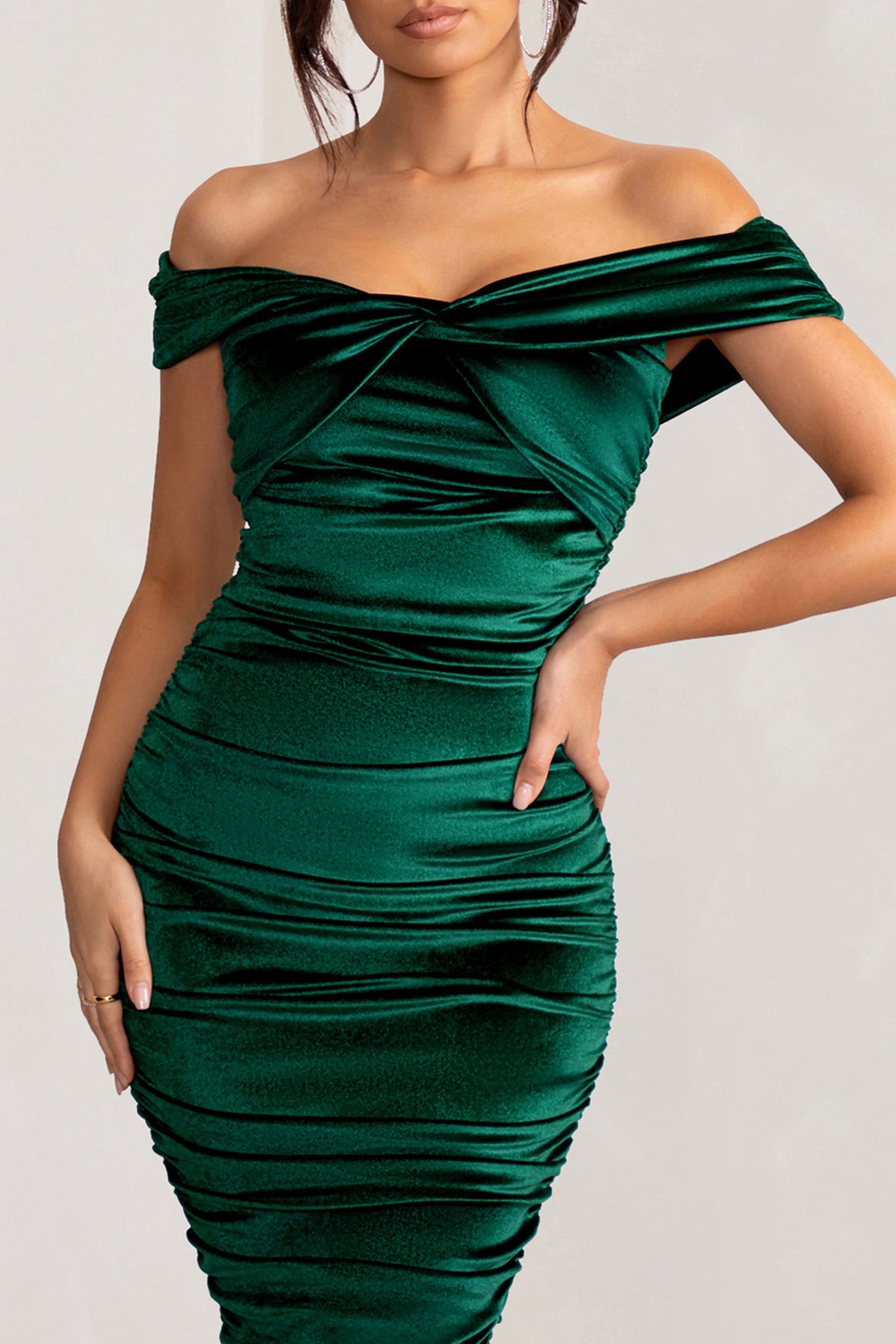 Candies Strapless Dress Green/Black -Medium Suplice Skirt Built in