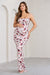 Flute | White Floral Print Maternity Cowl Bodycon Cami Maxi Dress
