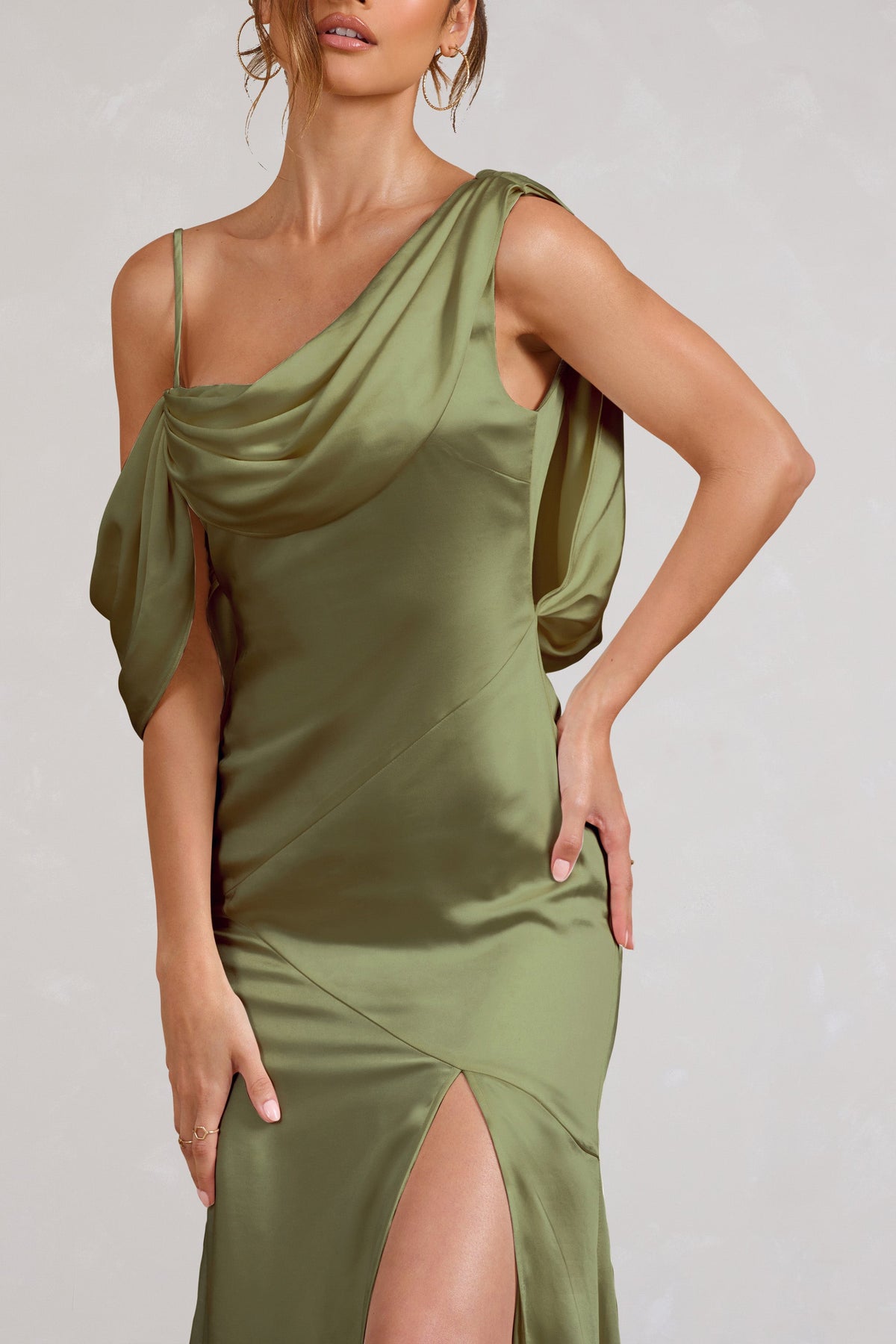 Adjustable Slit Dress  Beige – Shop Staple