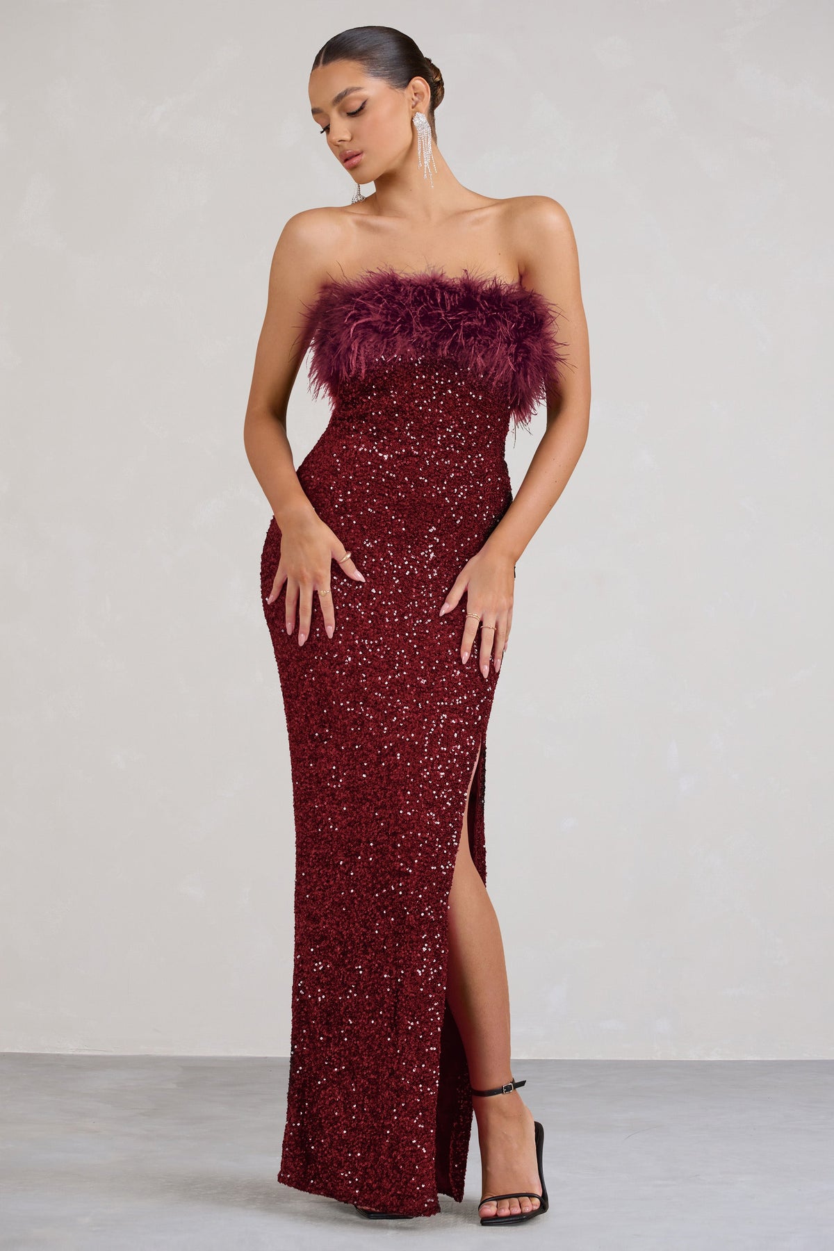 Sequin Maxi Dress by GOOD AMERICAN for $50