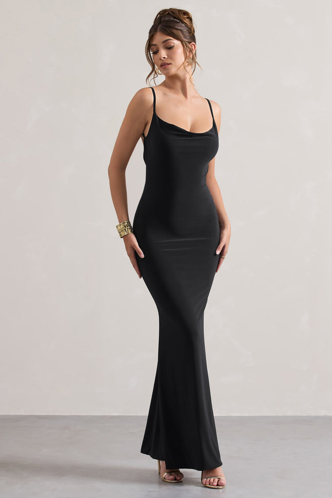 ◆as if calie◆ LACE TRIM MAXI DRESS BLACK CA24BDR004BK CC506V63550A001_01.jpg?sw=550