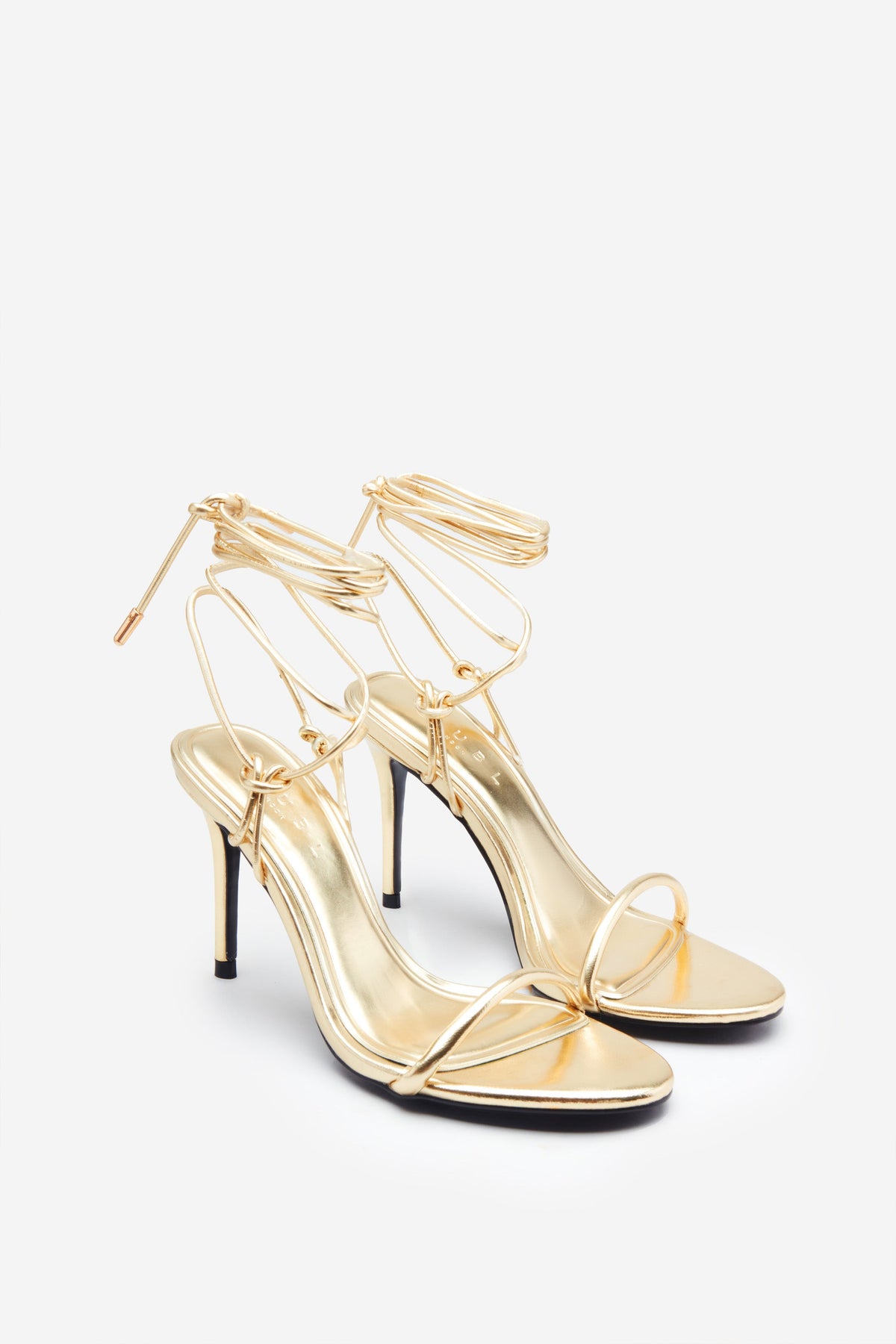 Amazon.com | onlymaker Women's Shiny Stiletto High Heeled Sandals Ankle  Strap Clear Heel Metallic Rhinestone Summer Wedding Sandals Gold Size 6 |  Shoes
